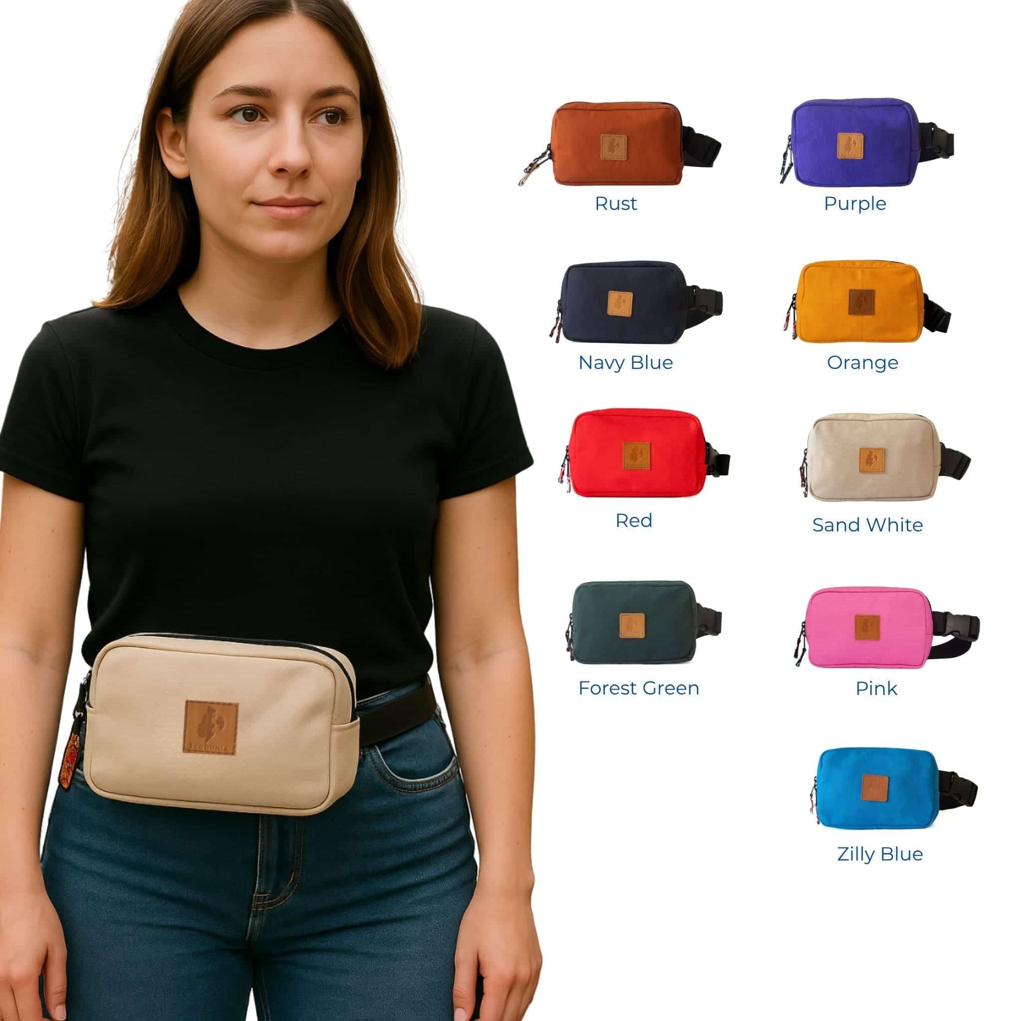 Canvas Crossbody Belt Bag Pouch, The Everywhere Belt Bag 1L - Image 23