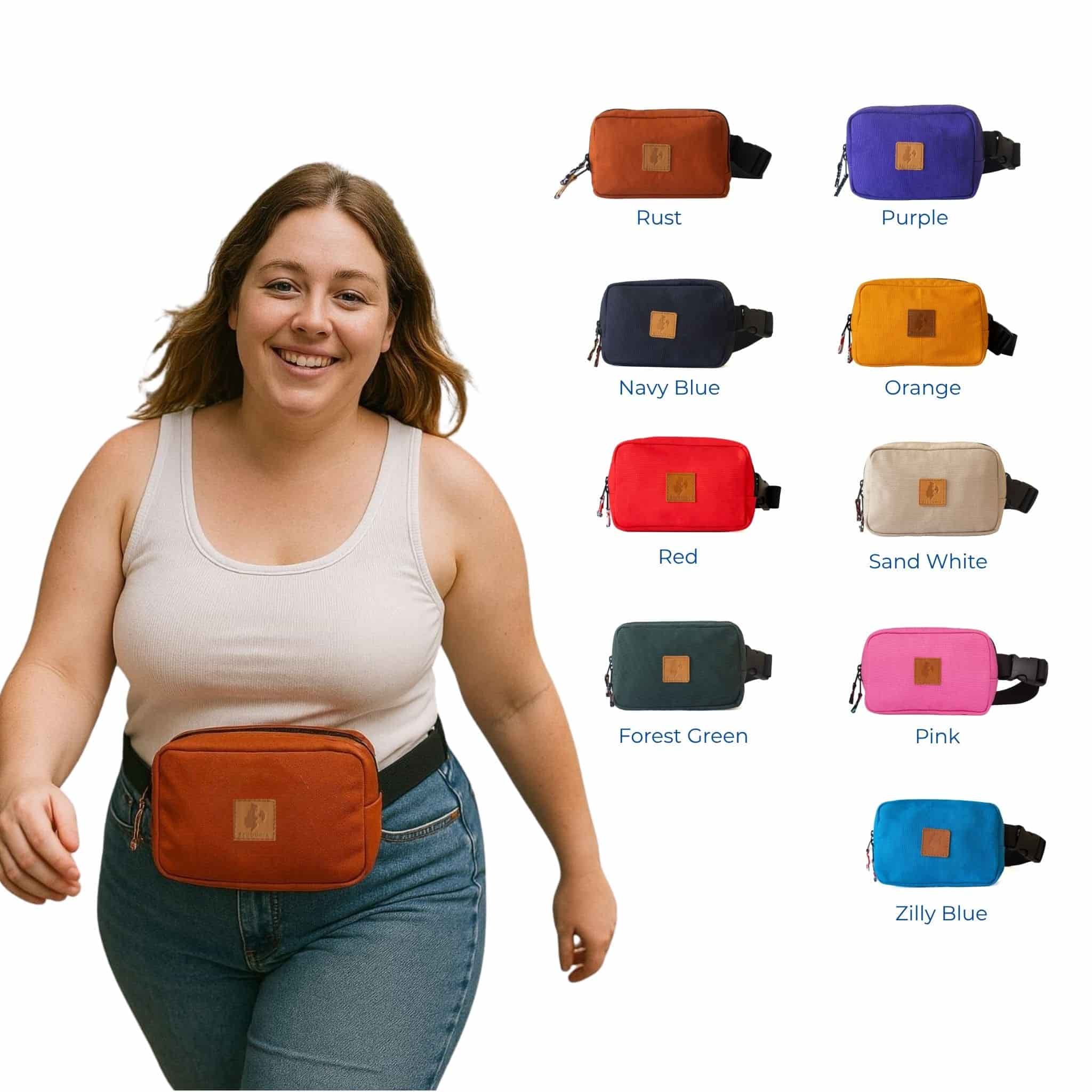 Canvas Crossbody Belt Bag Pouch, The Everywhere Belt Bag 1L - Image 35