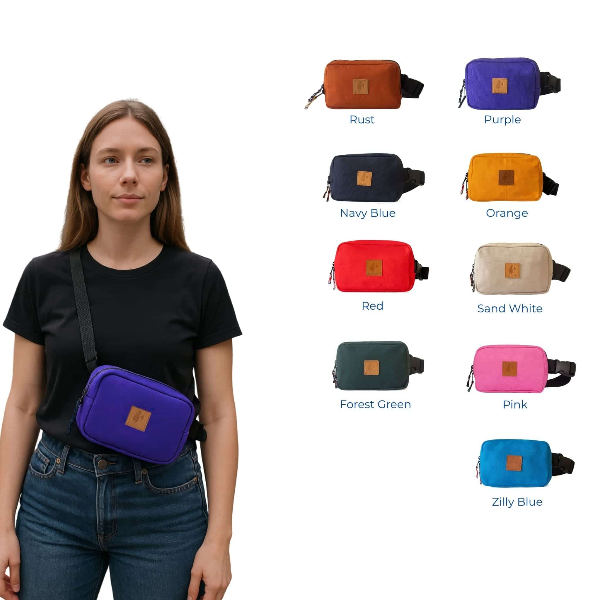 Canvas Crossbody Belt Bag Pouch, The Everywhere Belt Bag 1L - Image 7