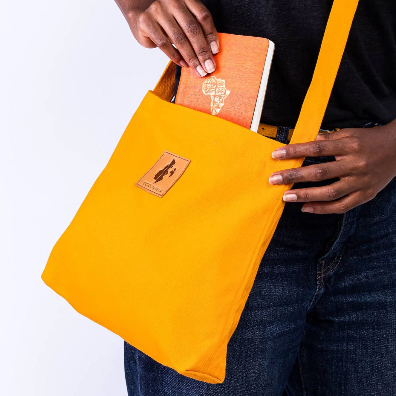 Canvas Mini Crossbody Bag for Men & Women | Amani - Image 12
