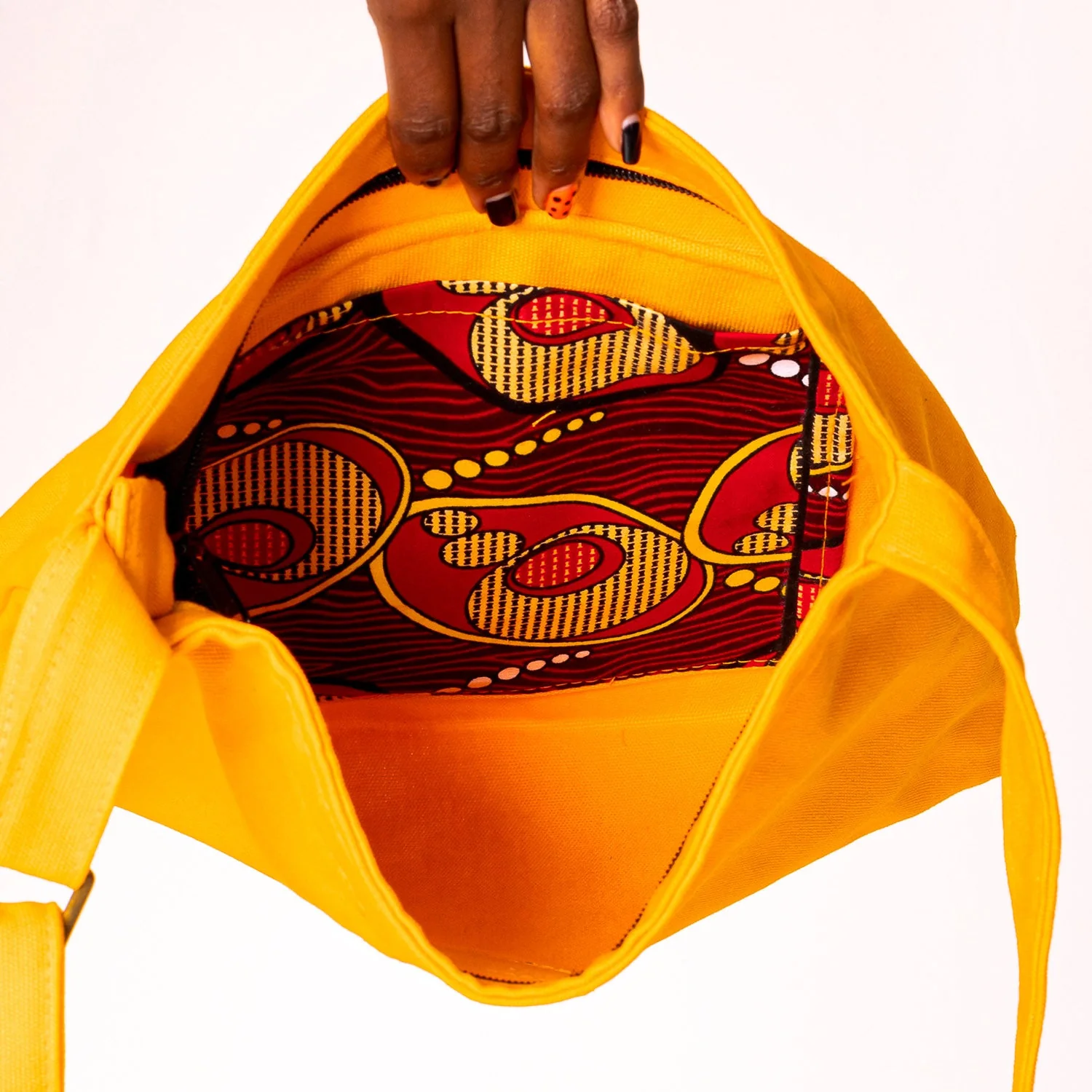 Canvas Mini Crossbody Bag for Men & Women | Amani - Image 14