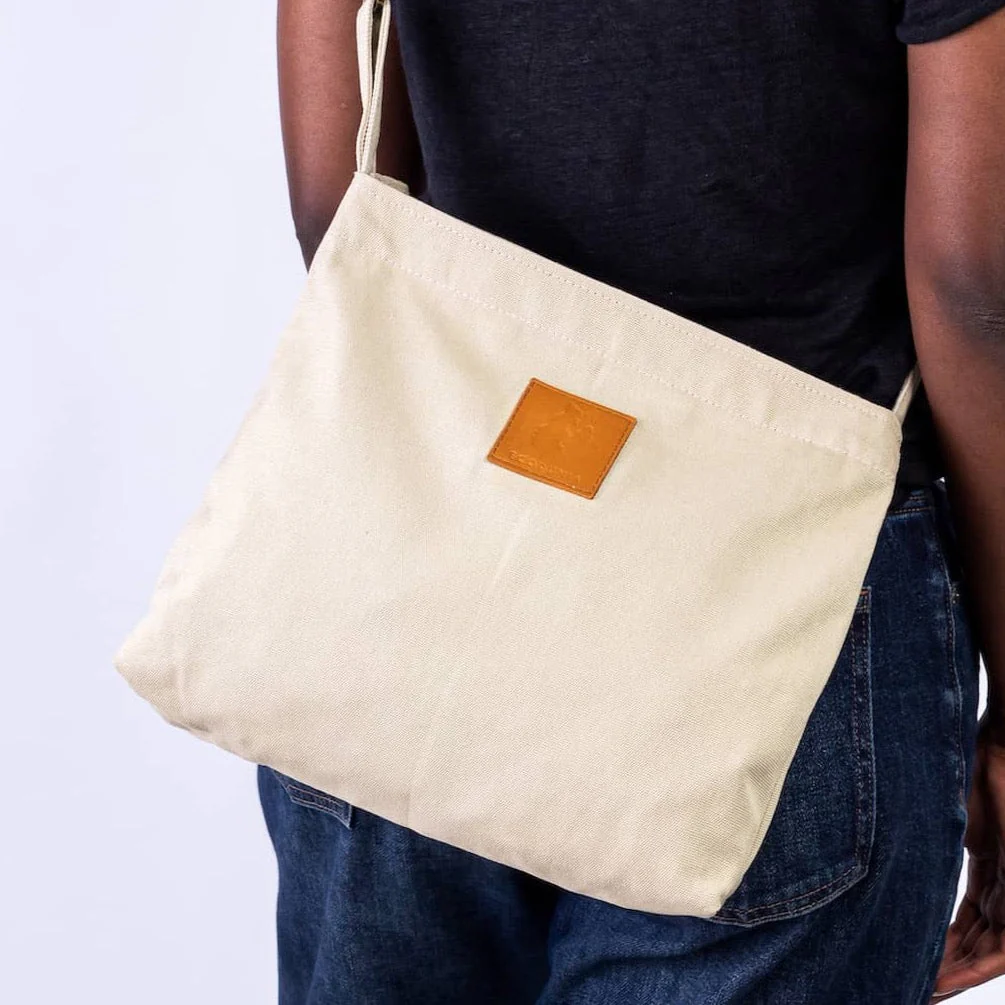 Canvas Mini Crossbody Bag for Men & Women | Amani - Image 18