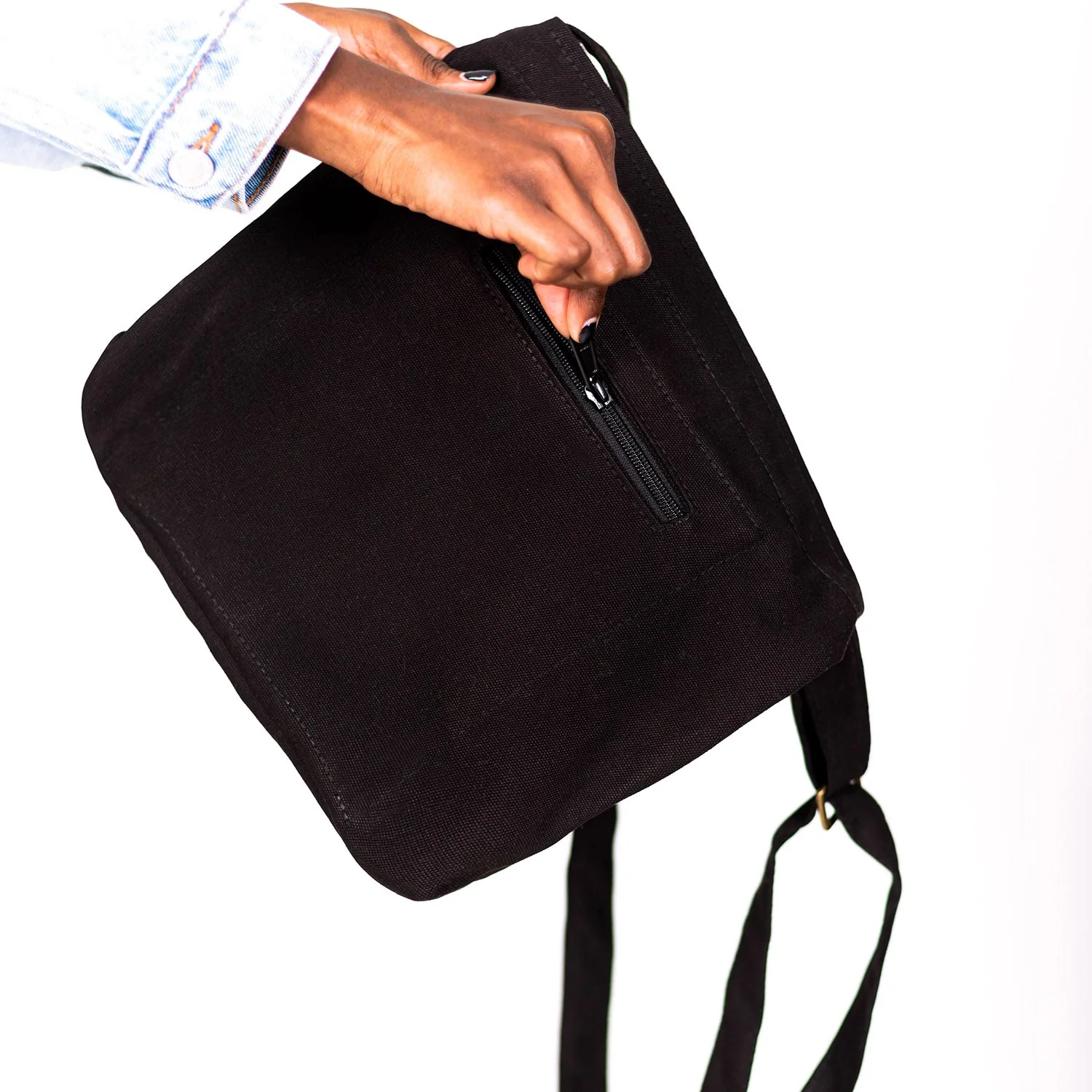 Canvas Mini Crossbody Bag for Men & Women | Amani - Image 29