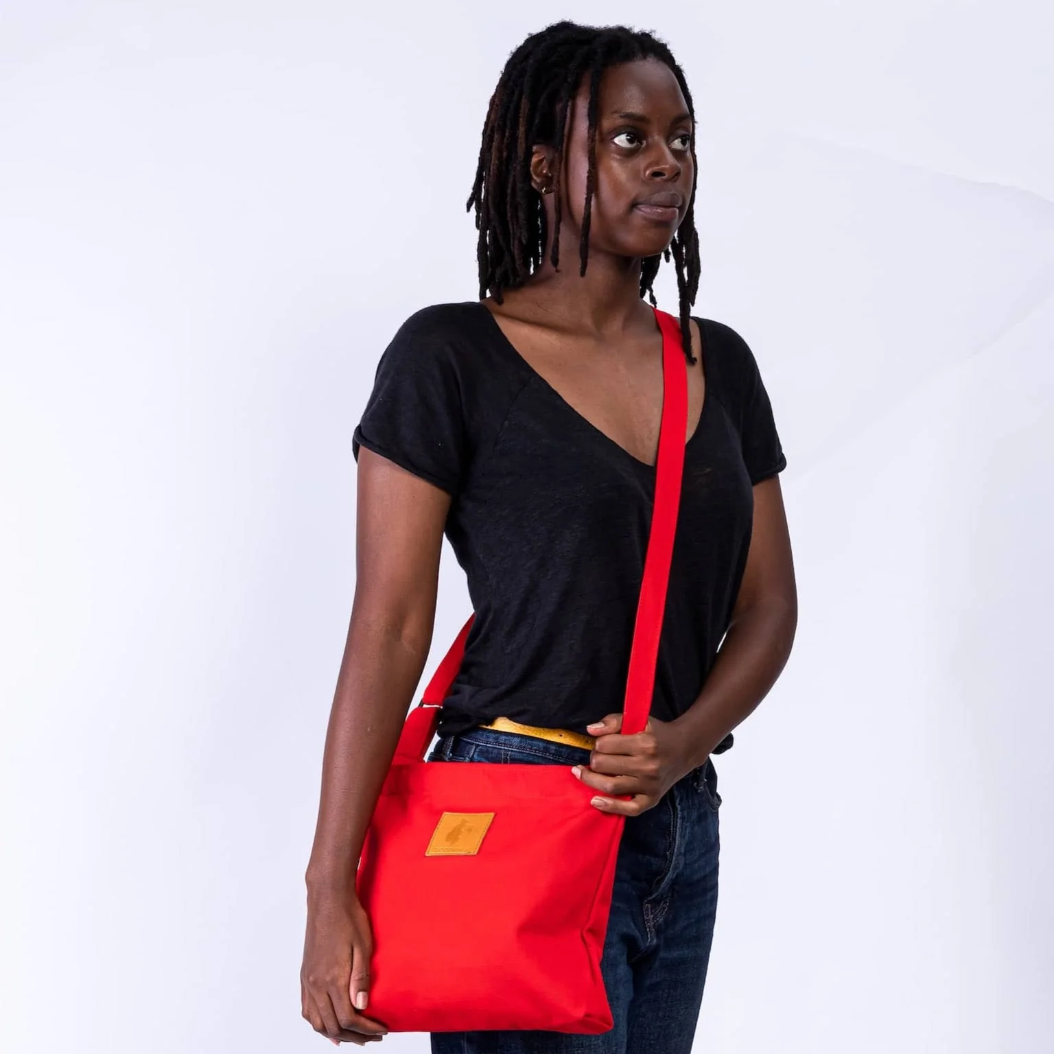 Canvas Mini Crossbody Bag for Men & Women | Amani - Image 4