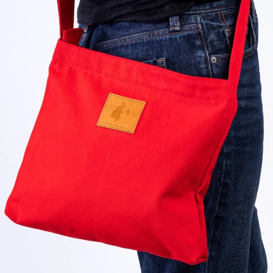 Canvas Mini Crossbody Bag for Men & Women | Amani - Image 5