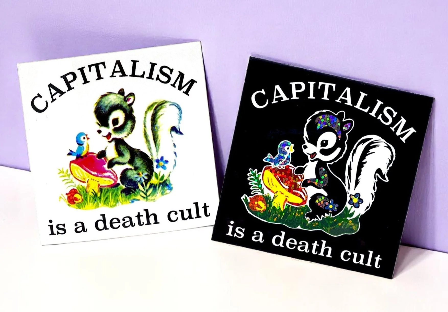 Capitalism Is A Death Cult Sticker - Image 3