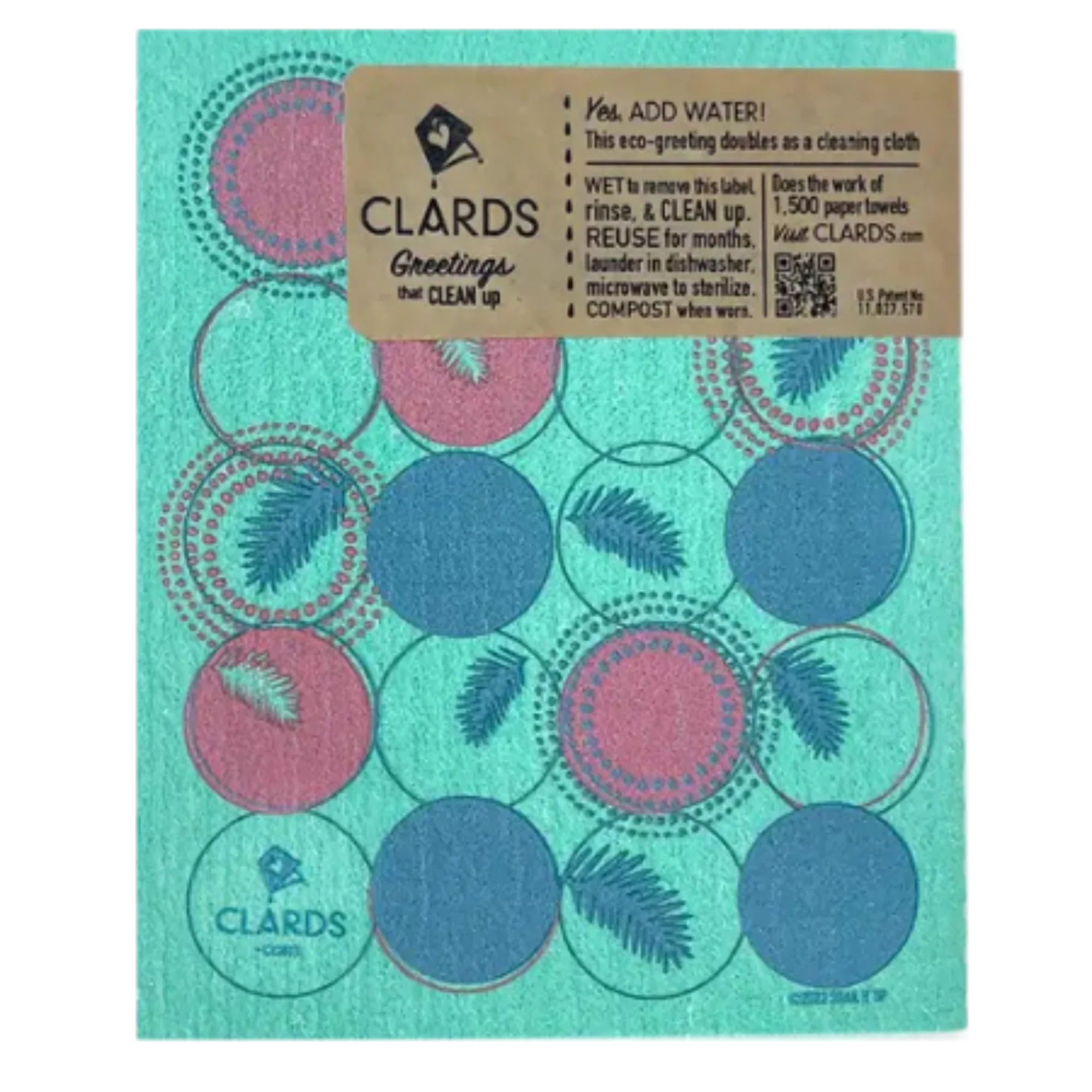 Cardinal Branches – Greeting Card Turns Into a Swedish Sponge Cloth | Soak iT Up Clard® - Image 2