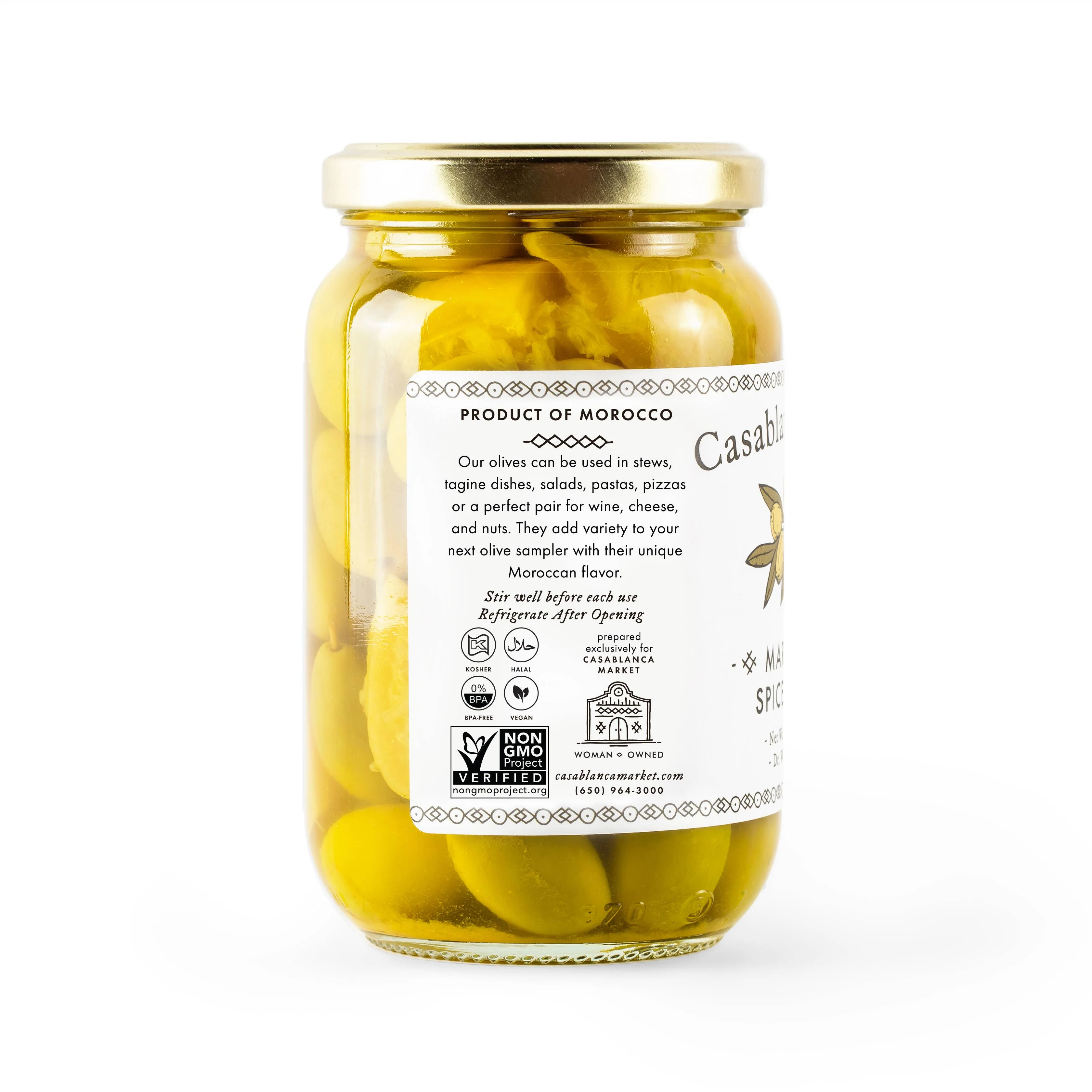 Casablanca Market Marrakesh Spiced Green Olives - Image 3