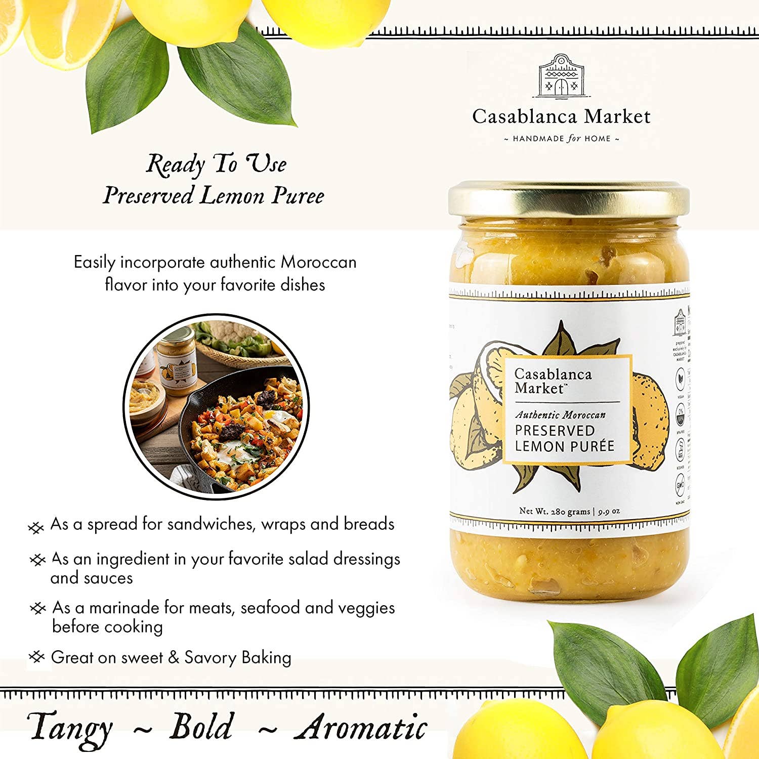 Casablanca Market Moroccan Lemon Puree Spread - Image 2