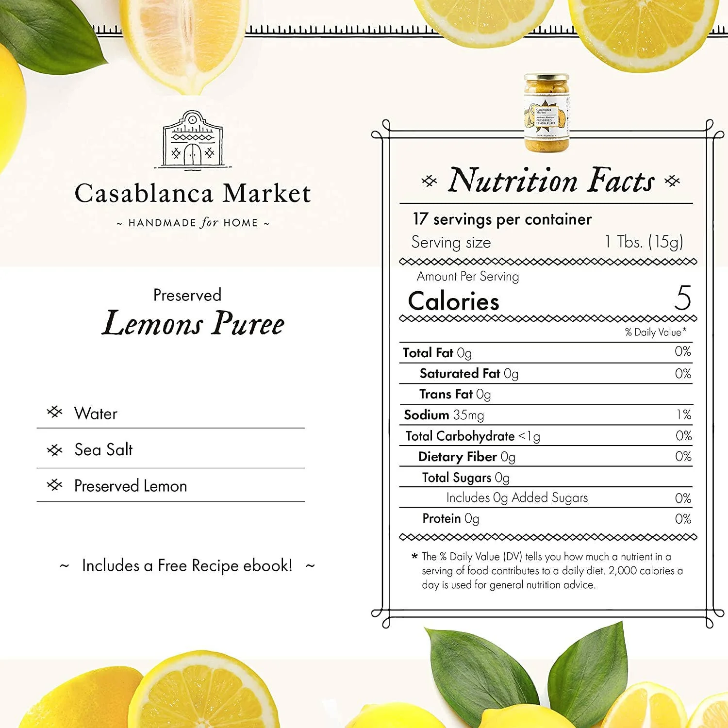 Casablanca Market Moroccan Lemon Puree Spread - Image 3