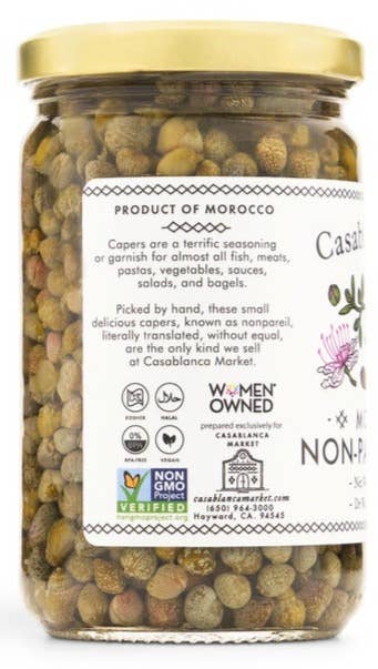 Casablanca Market Moroccan Non-Pareil Capers - Image 3