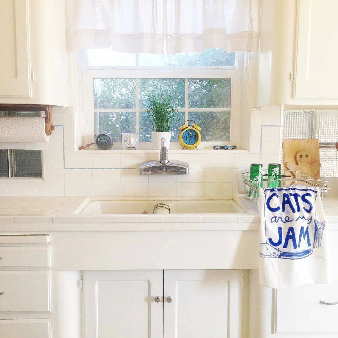 Cats Are My Jam Funny Cat Kitchen Towel | Flour Sack Tea Towel - Image 3