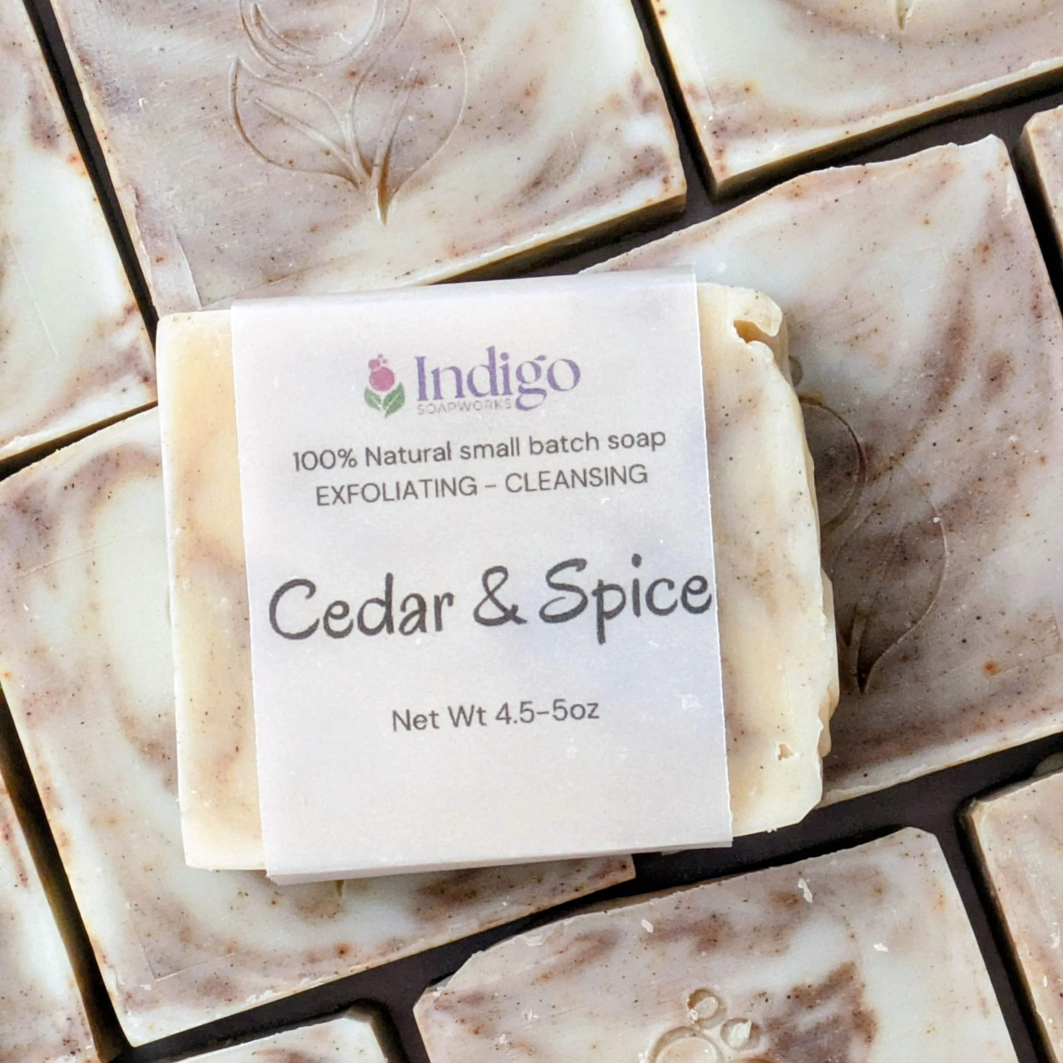 Cedar & Spice Exfoliating Bar Soap - Image 2
