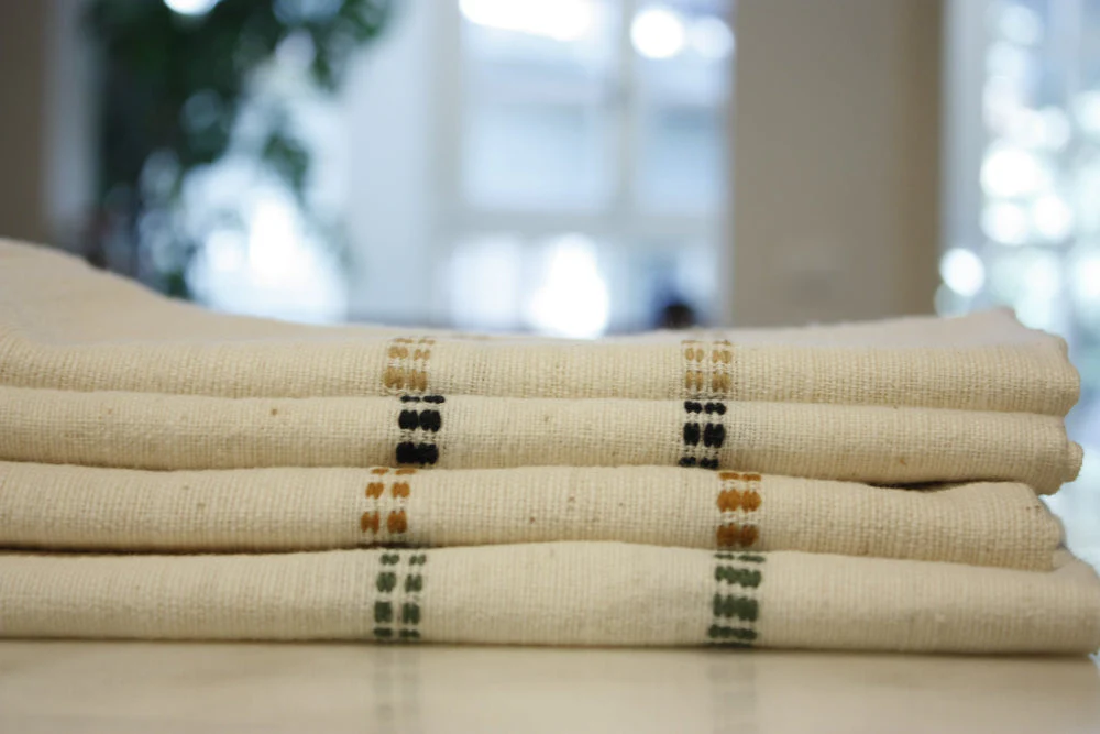 Chamo Handwoven Ethiopian Cotton Napkins | Set of 2 - Image 3