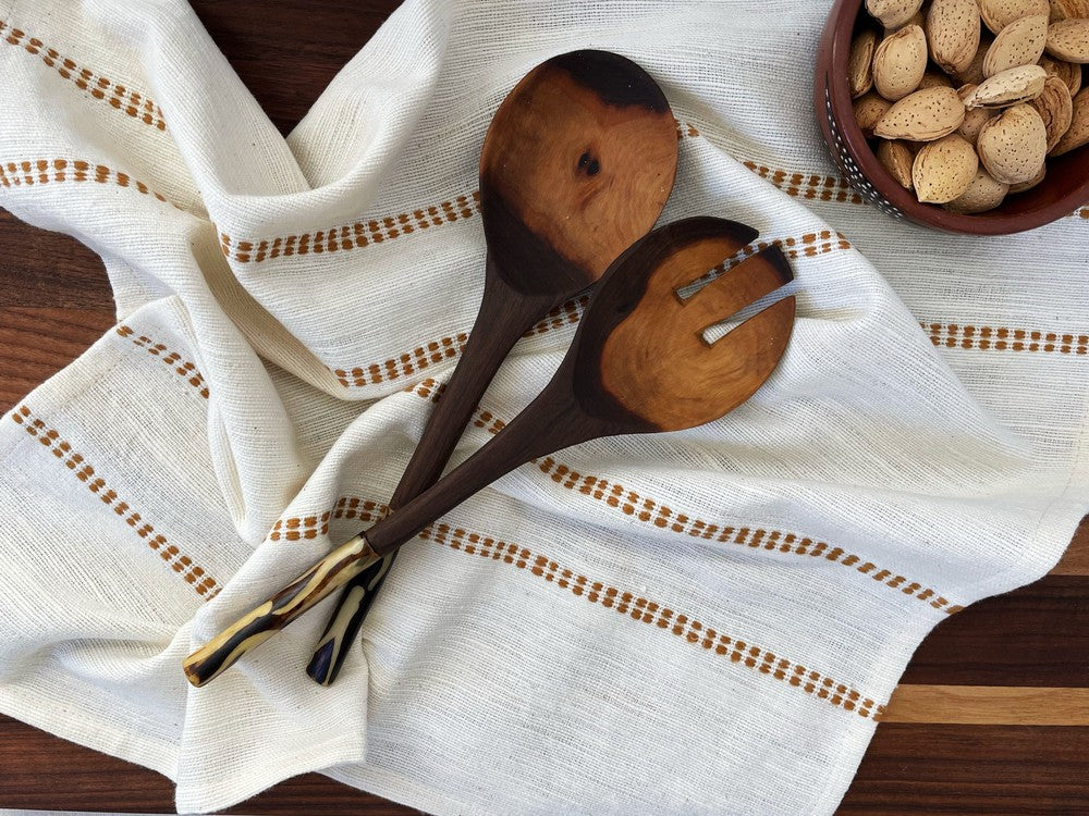 Chamo Handwoven Ethiopian Cotton Napkins | Set of 2 - Image 5