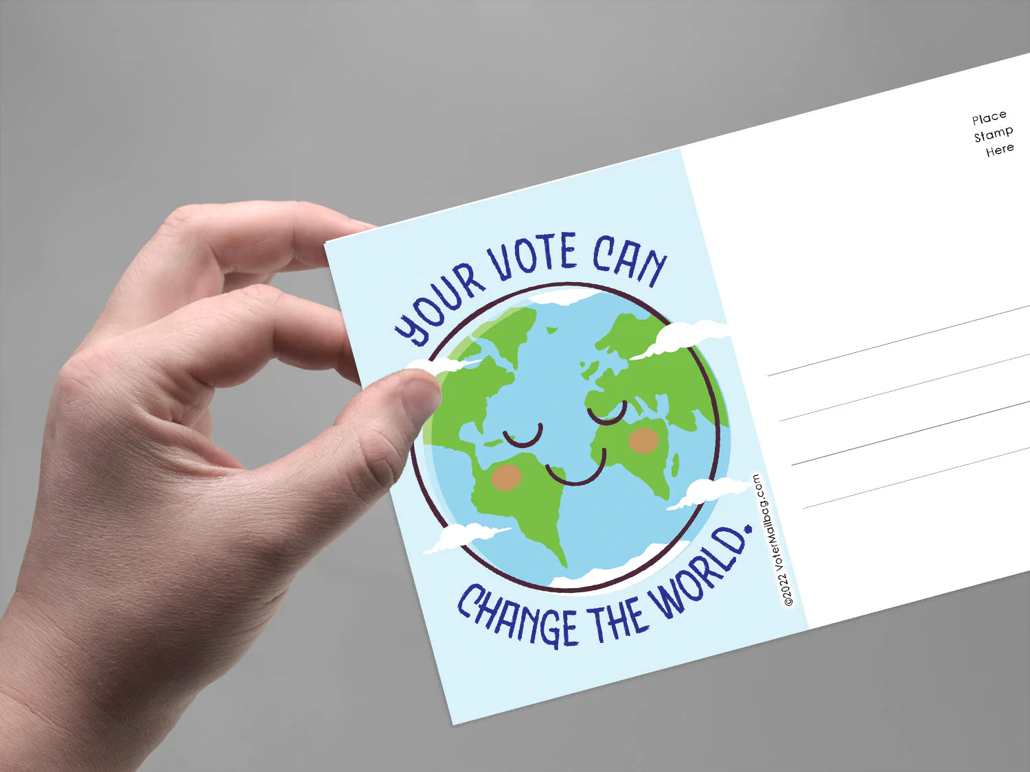 Change The World Blank 4x6 Voter Postcards - Image 4