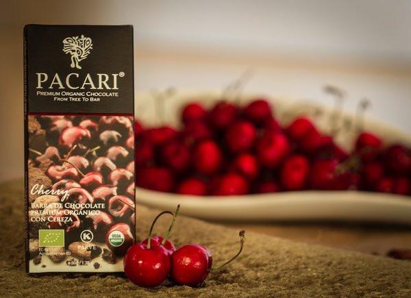 Cherry Organic Chocolate Bar - Image 4