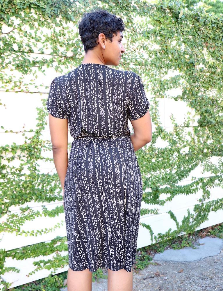 Cheyenne Organic Wrap Dress - FINAL SALE - Image 5