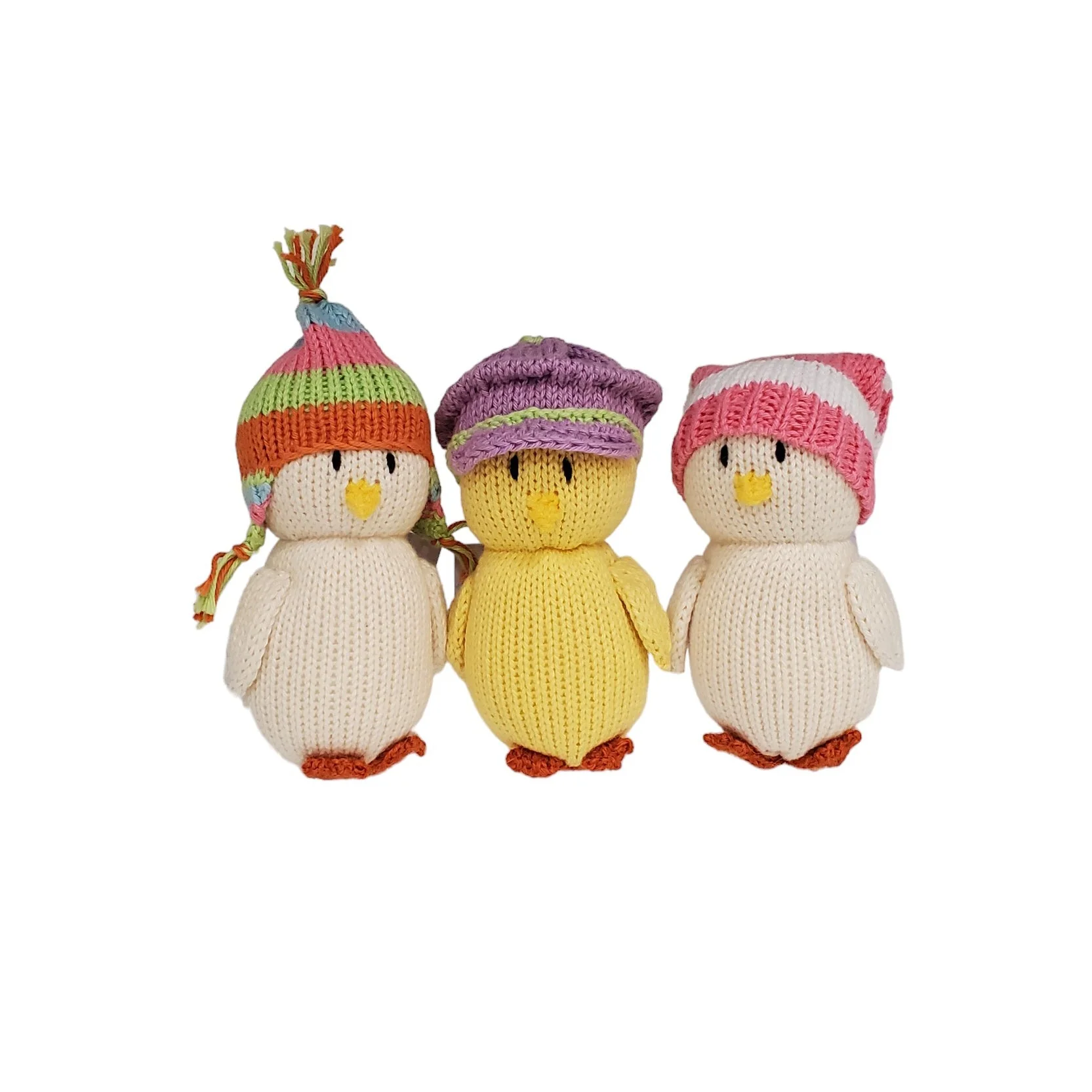 Chicks in Pastel Hats - set of 3 - Image 2