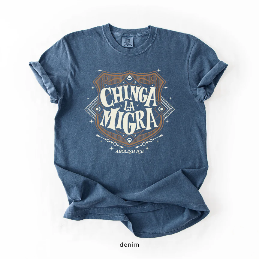 Chinga La Migra Abolish Ice Shirt - Image 5