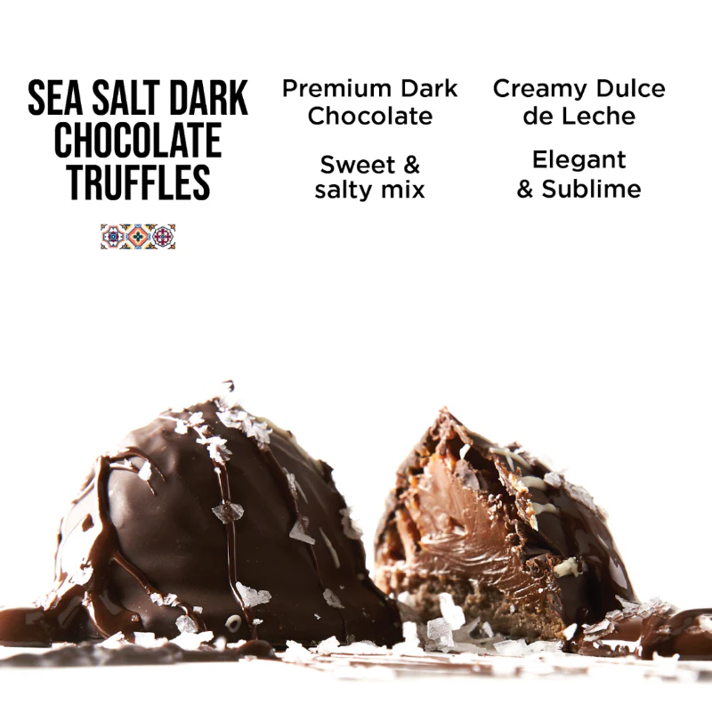 Chocolate Sea Salt Dulce de Leche Truffles - Image 2