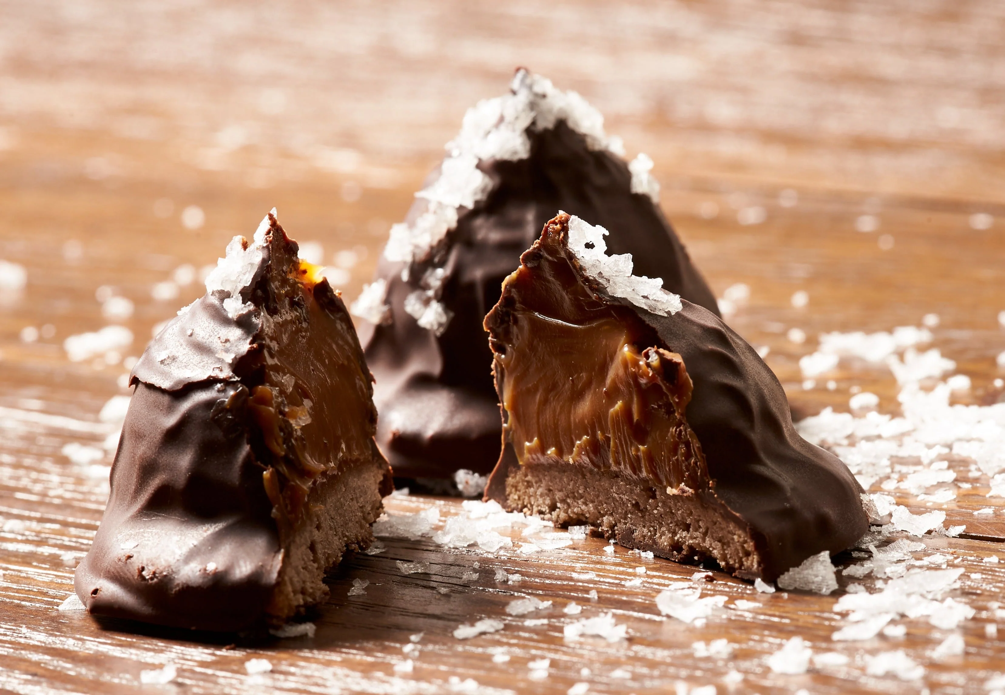 Chocolate Sea Salt Dulce de Leche Truffles - Image 3