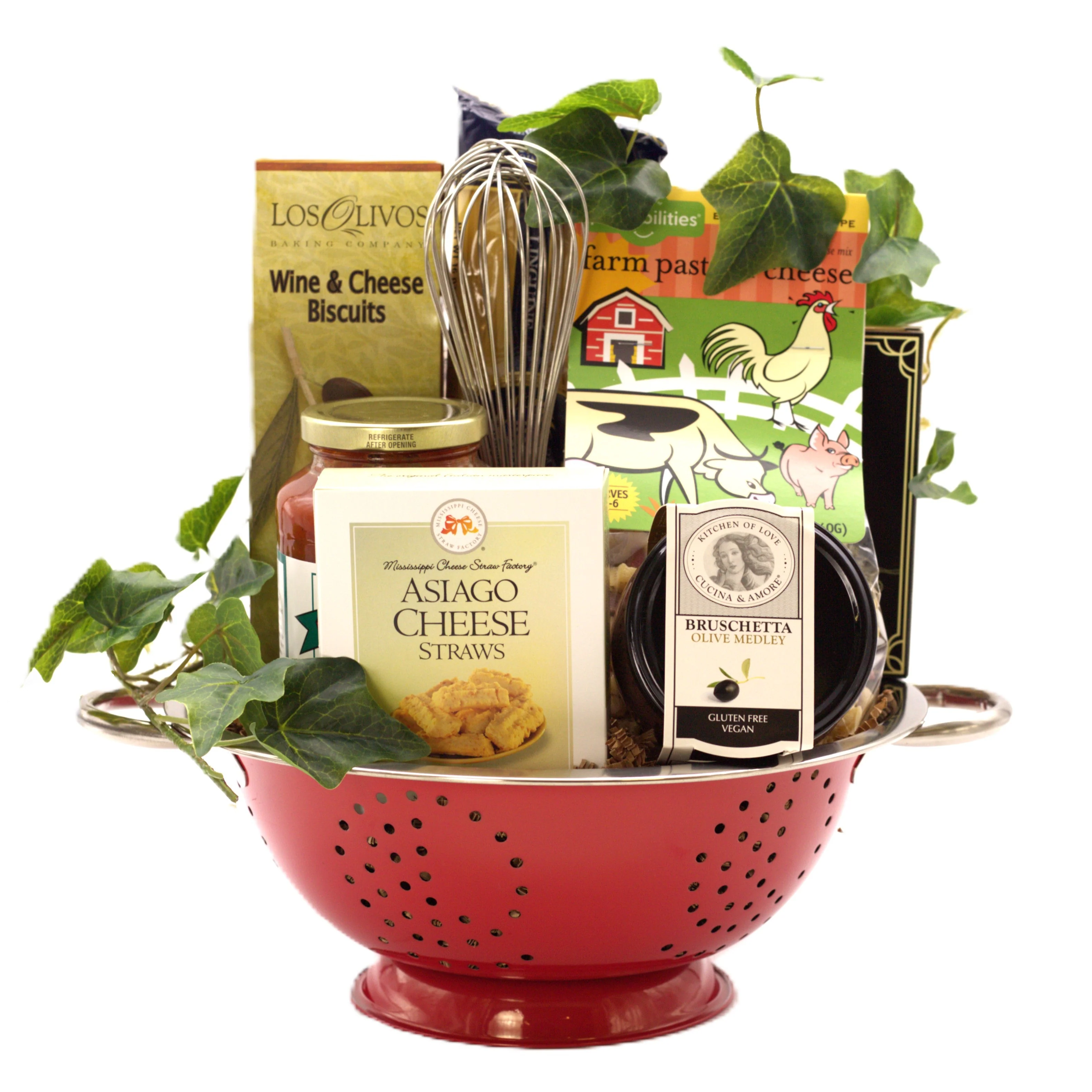 Christmas In Italy Italian Medium Gift Basket - Image 2