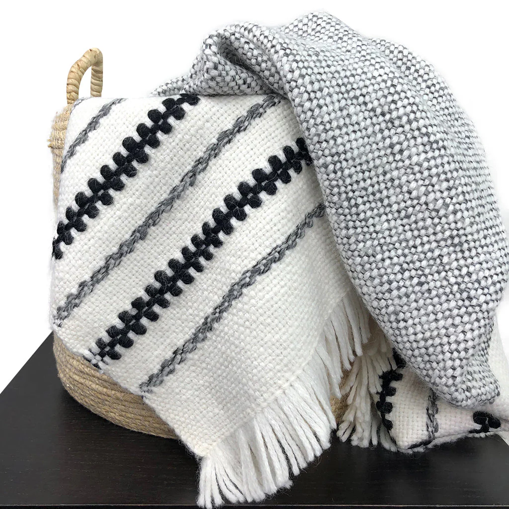 Chunky Snow Cuzco Alpaca Throw - Image 3