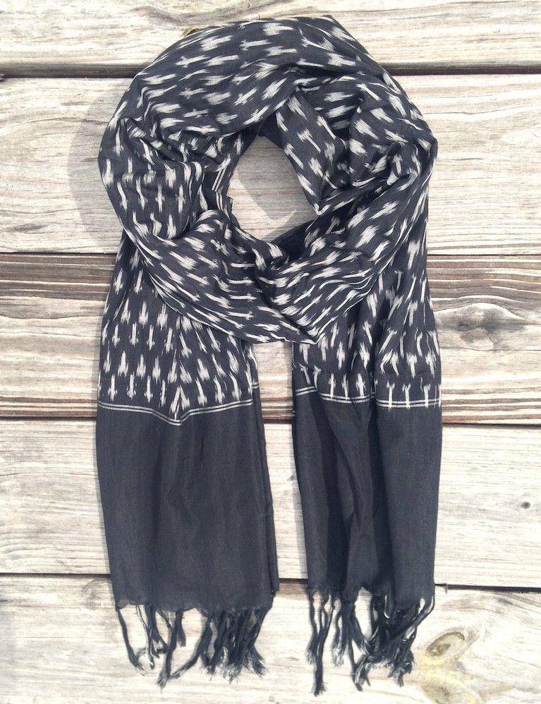 Classic Black Scarf - Image 2
