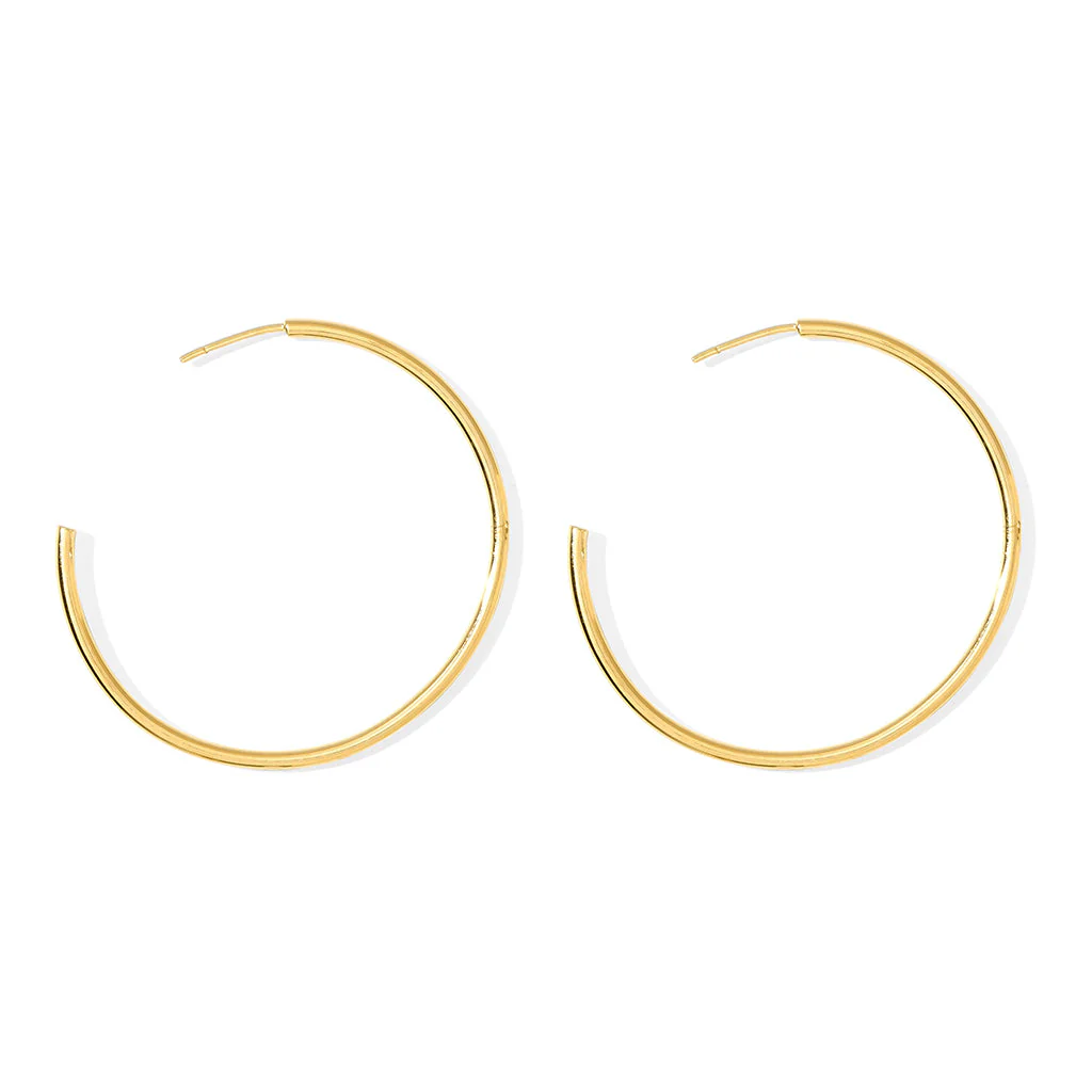 Classic Bombshell Hoop Earrings - Image 2