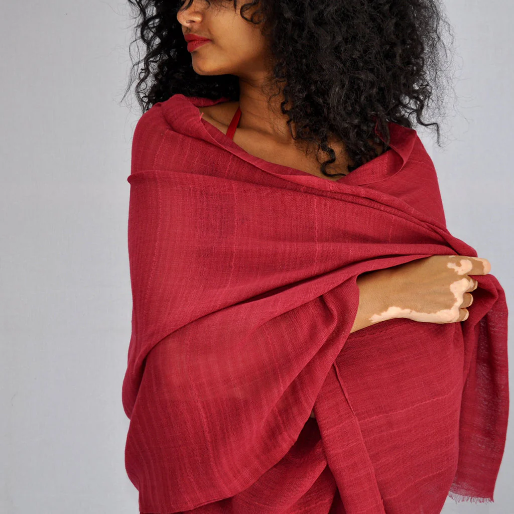 Classic Cotton Wrap Scarf - Image 6