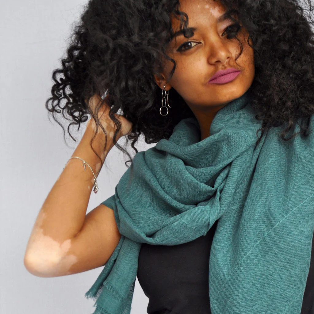 Classic Cotton Wrap Scarf - Image 7