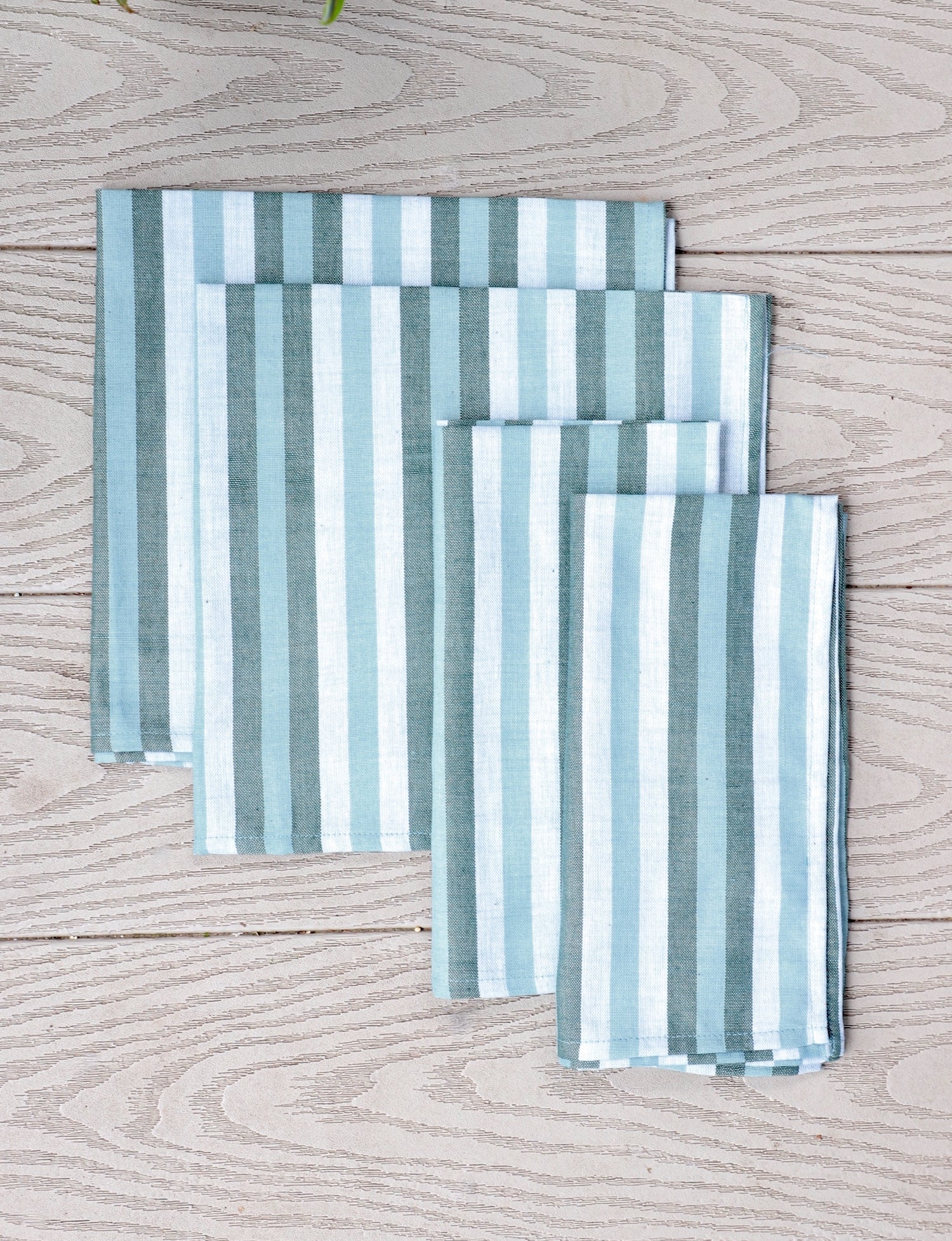 Cloth Napkins- Ocean Stripes- Set of 4 - Image 3