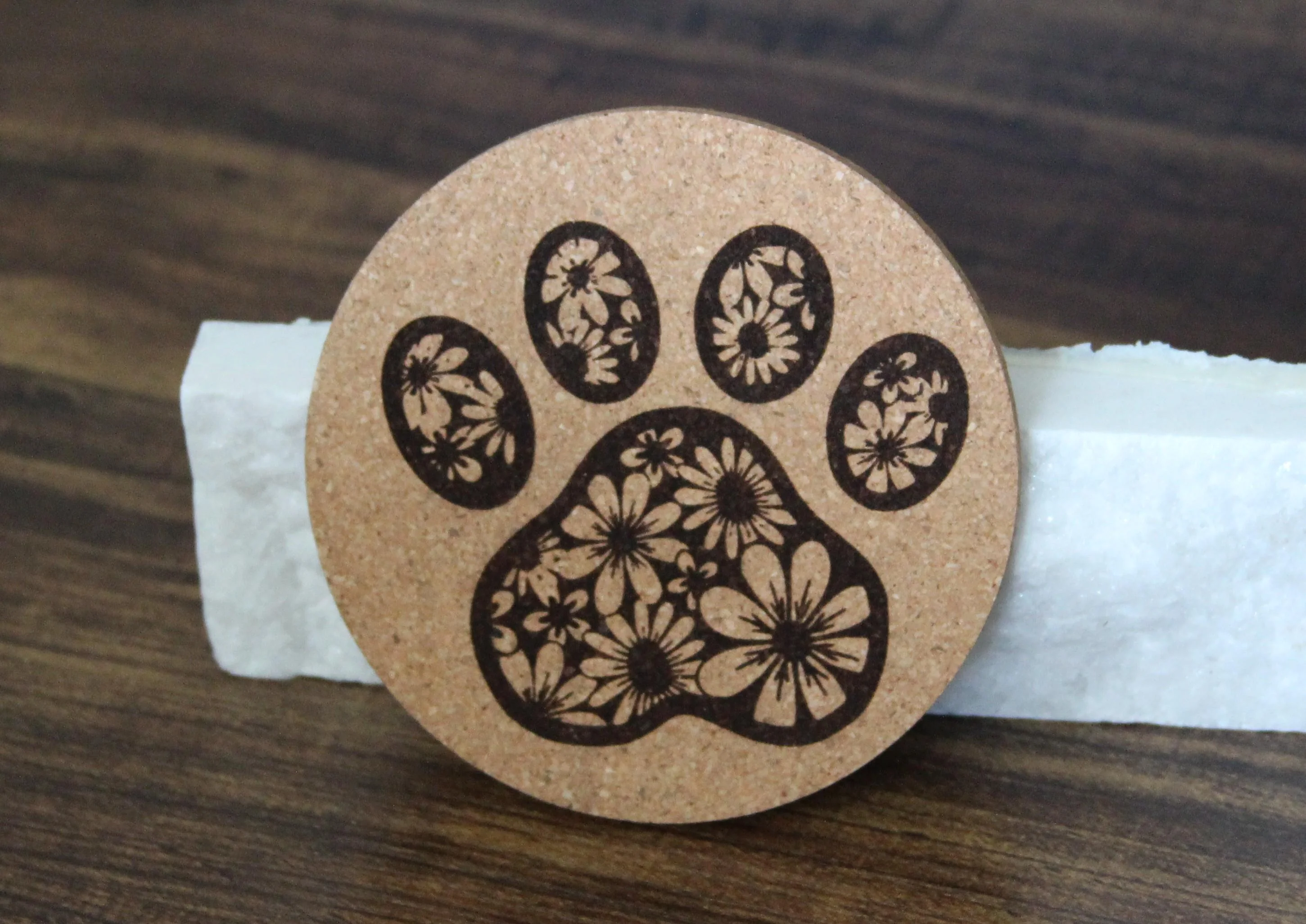 Coaster: cork coasters - dog lover/cat lover sayings - Image 3
