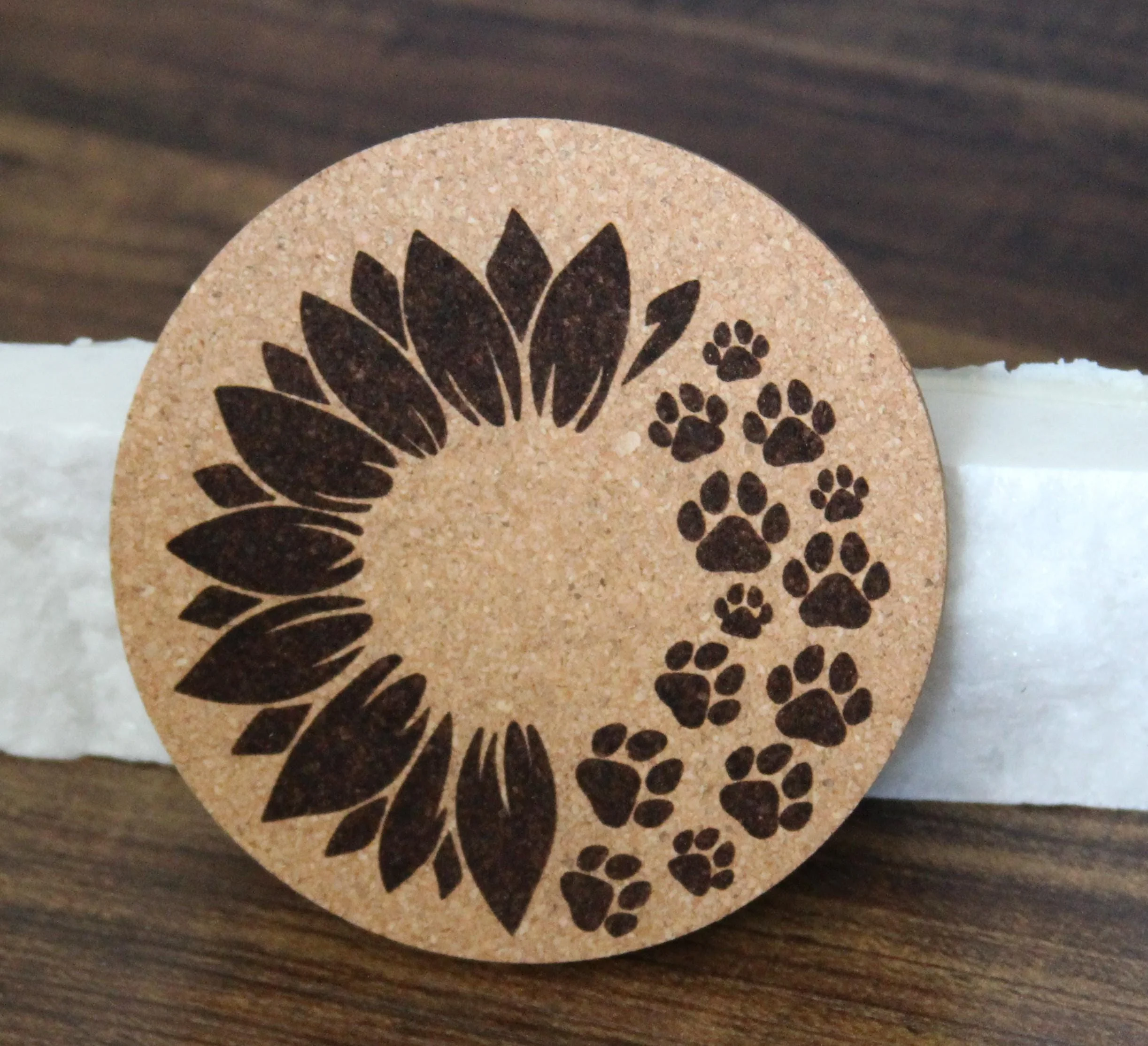 Coaster: cork coasters - dog lover/cat lover sayings - Image 4