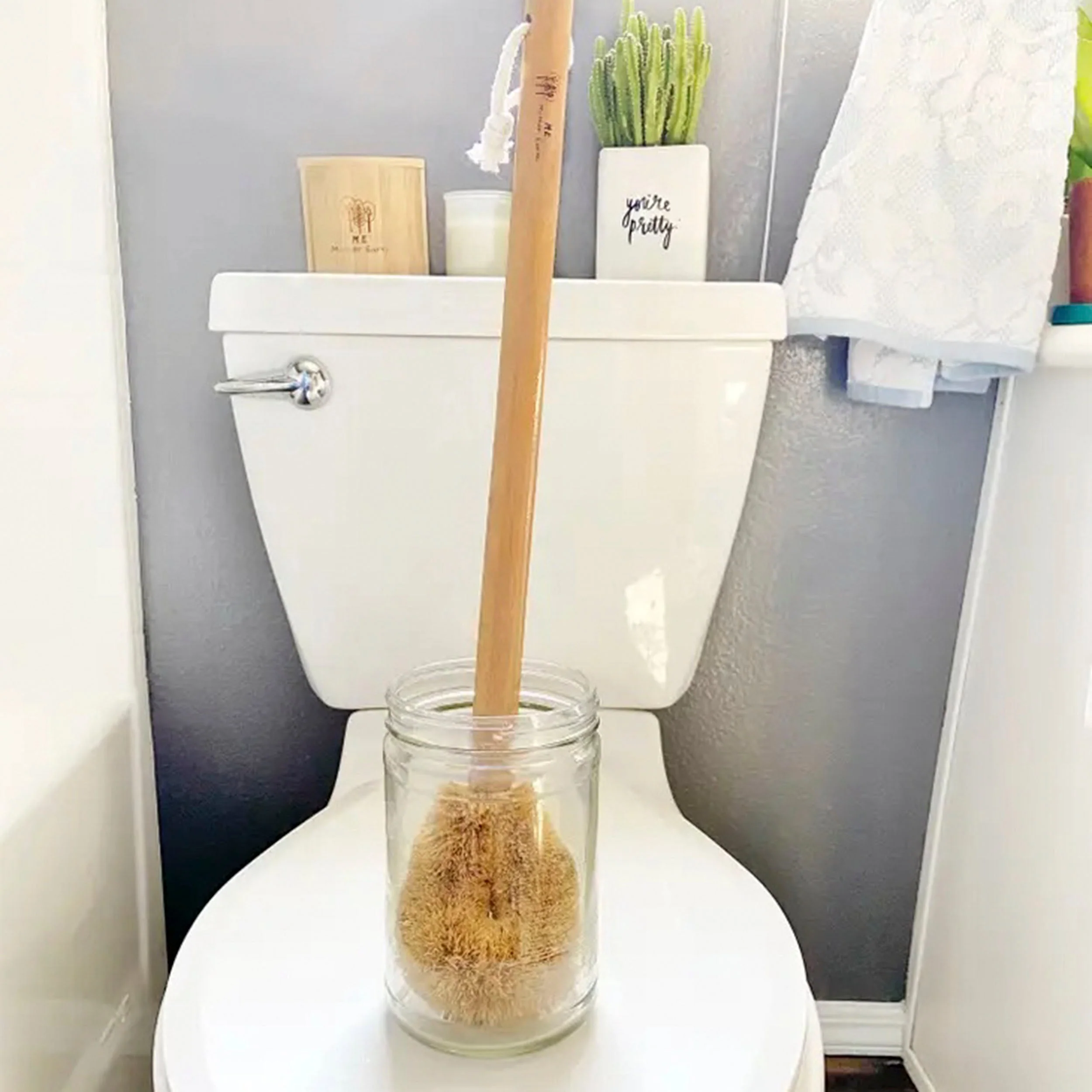 Coconut Fiber Toilet Brush - Image 2