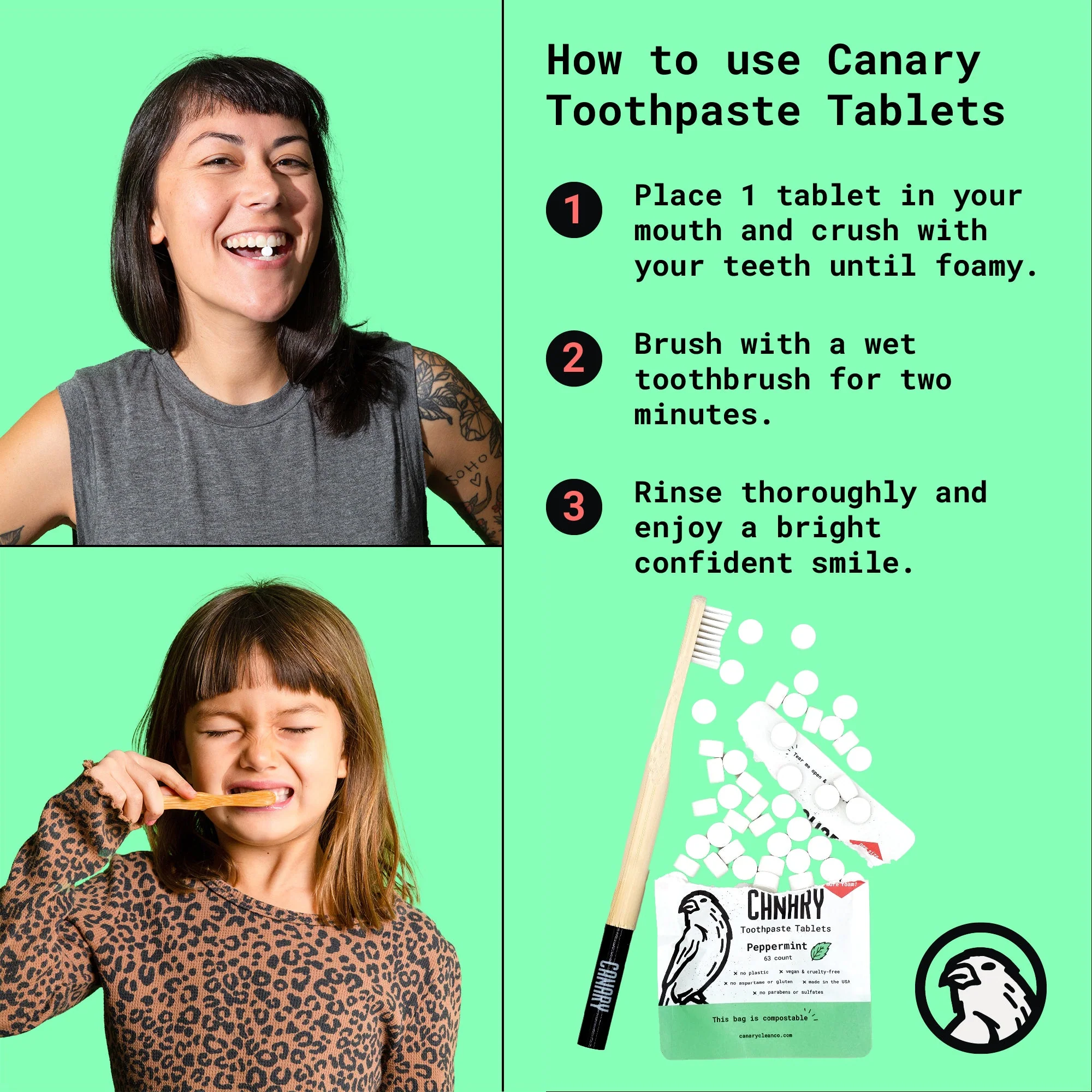 Coconut Mint Toothpaste Tablets - Image 10