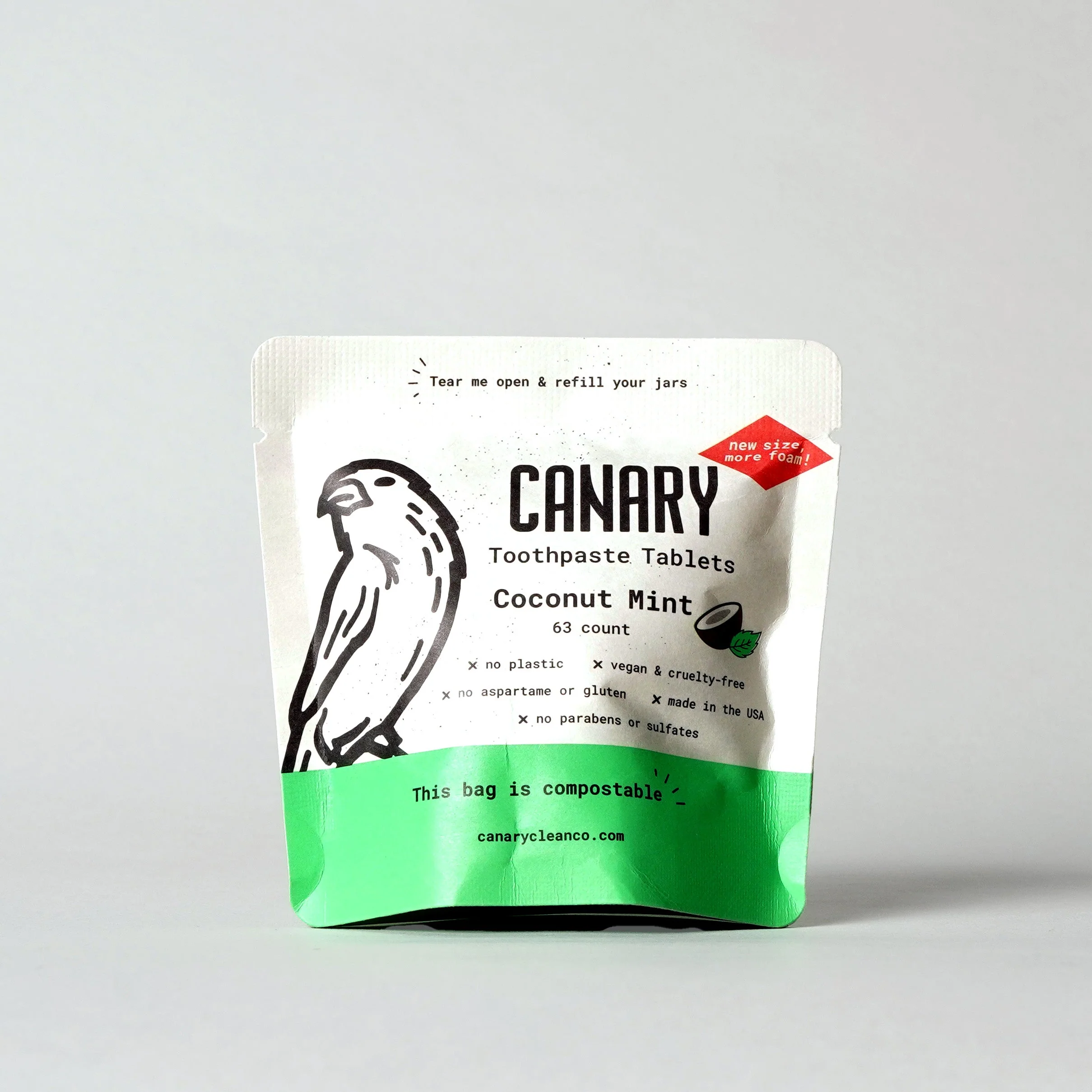 Coconut Mint Toothpaste Tablets - Image 4