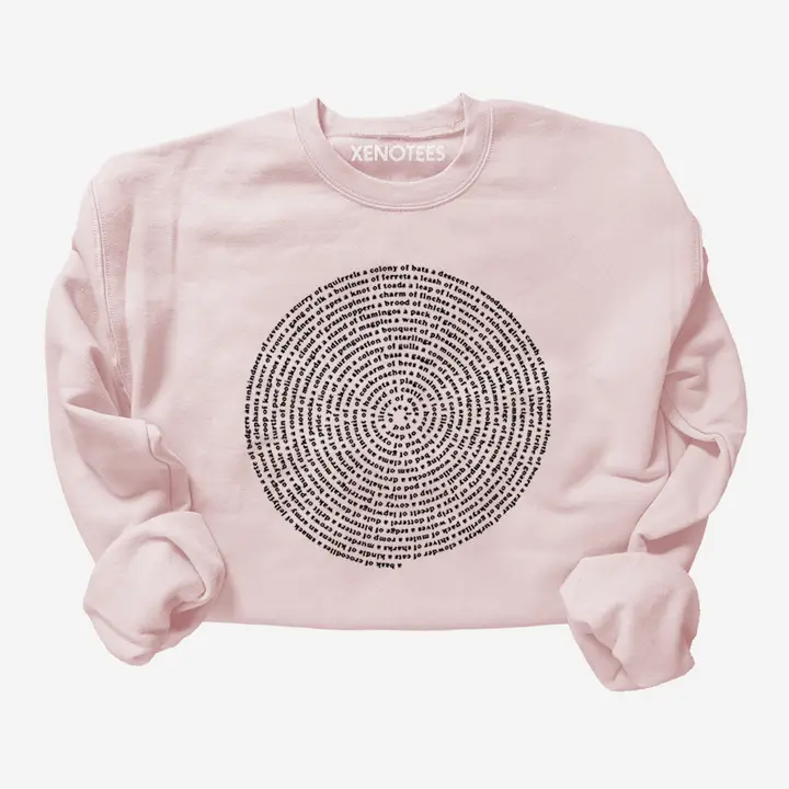 Collective Animal Nouns Pullover Sweatshirt - Image 3