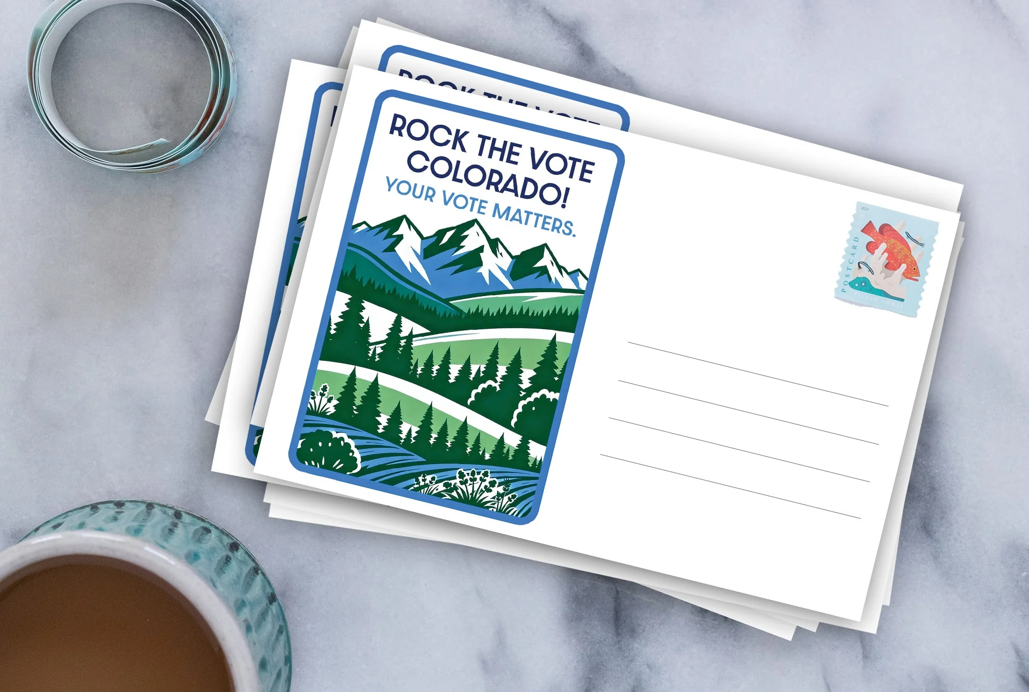 Colorado Voter Postcards - Blank 4x6 Voter Postcards - Image 2