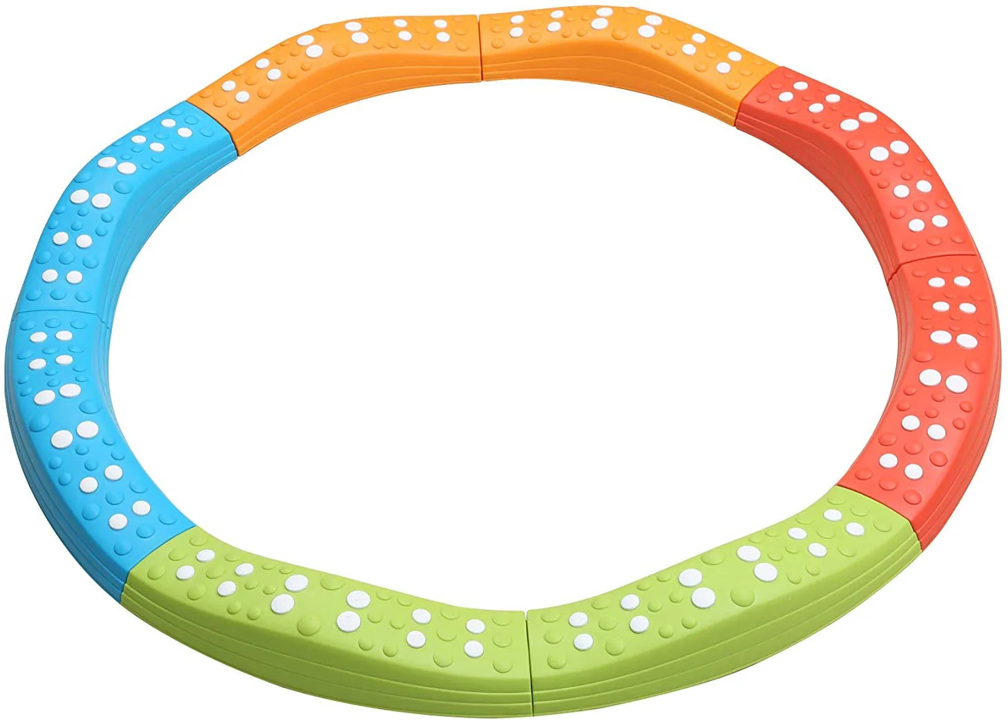 Colored Wavy Circle Balance Beams Stepping Stones for Kids, 8 Pc. Set - Image 7
