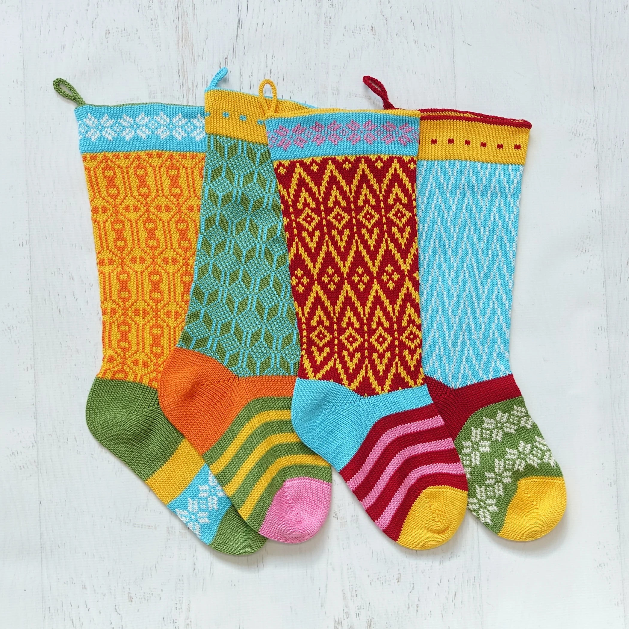 Colorful Stocking, Yellow - Image 5