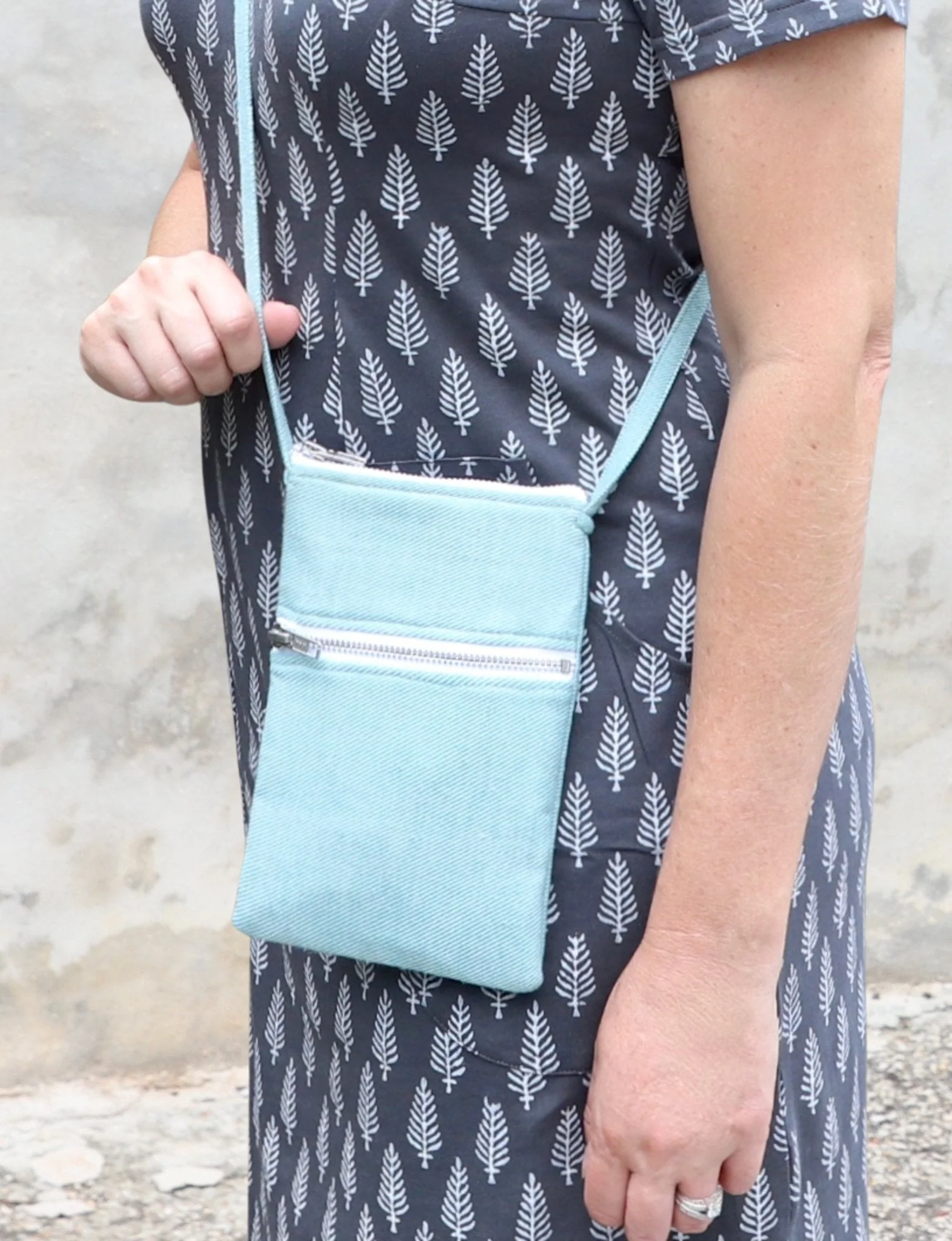 Compact Travel Crossbody Bag - Multiple Prints Available - Image 2