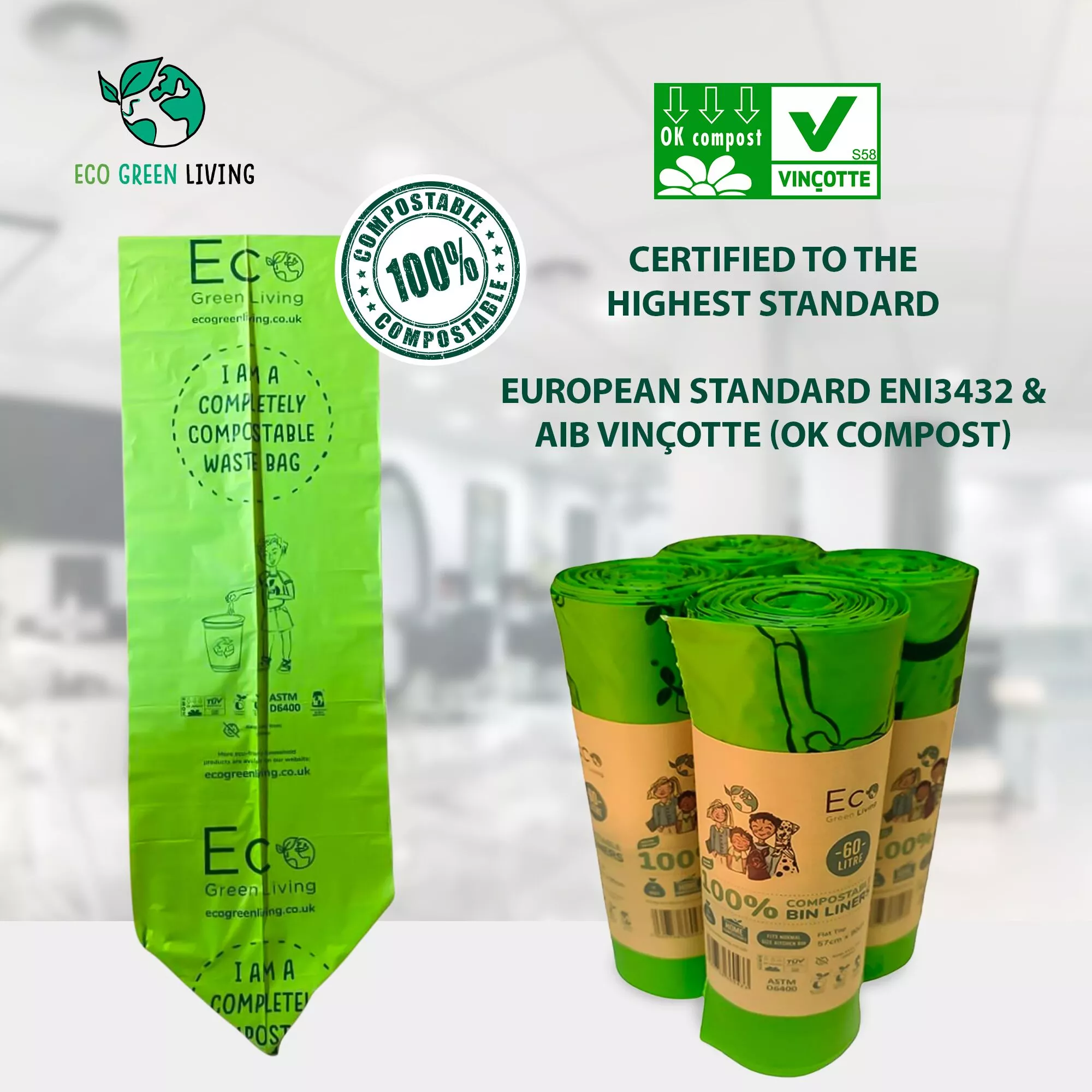 Compostable Kitchen Waste Bags - Image 4