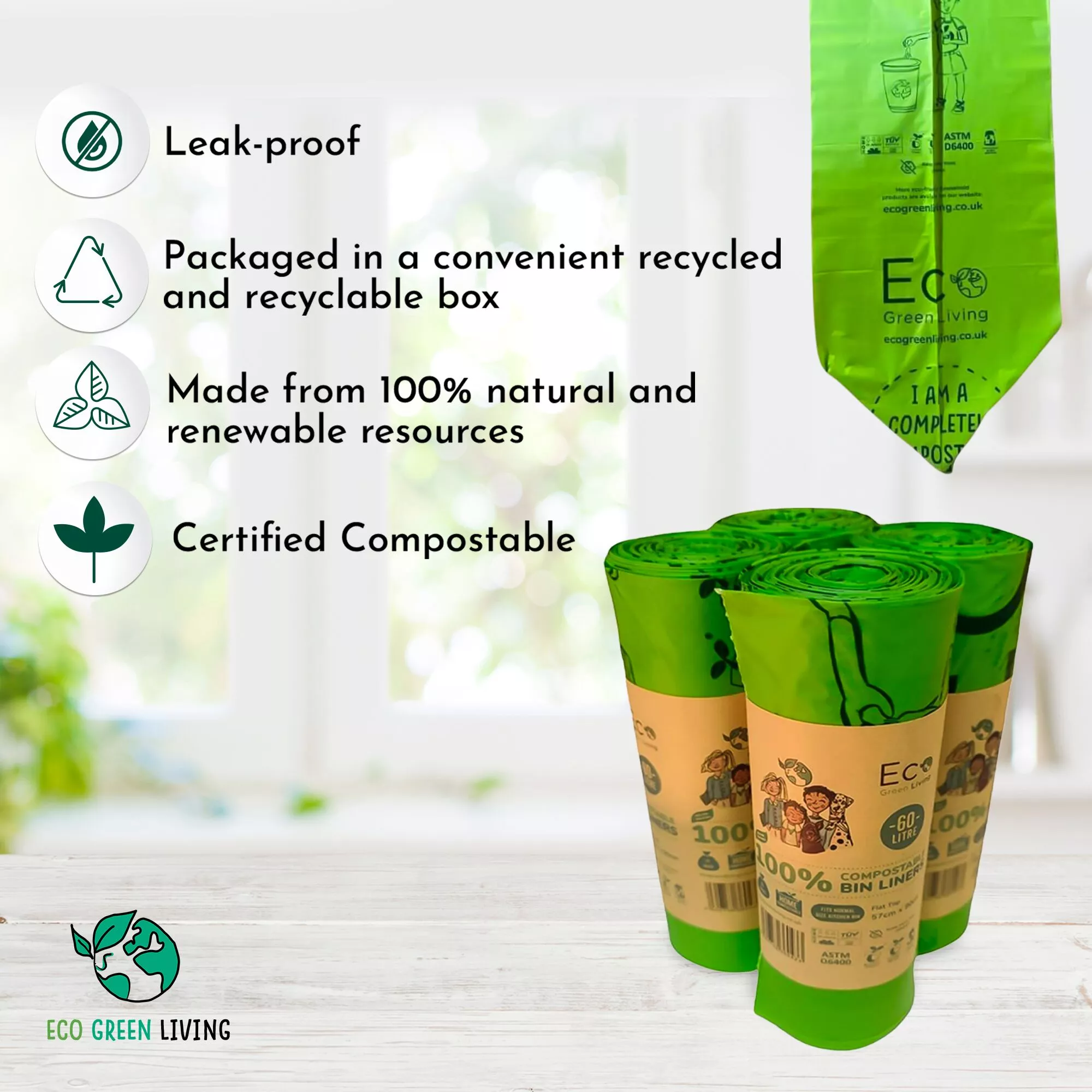 Compostable Kitchen Waste Bags - Image 8