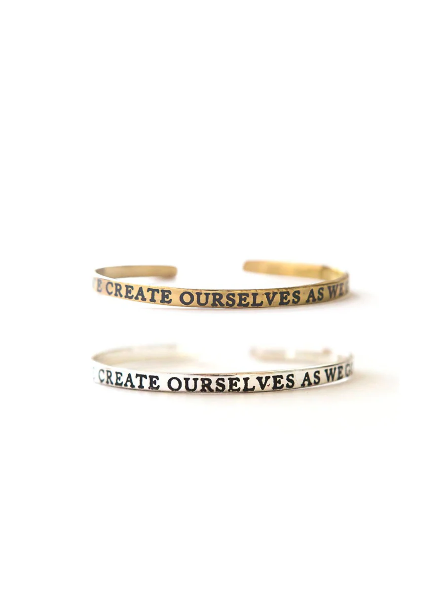 Create Yourself Quote Cuff - Image 2
