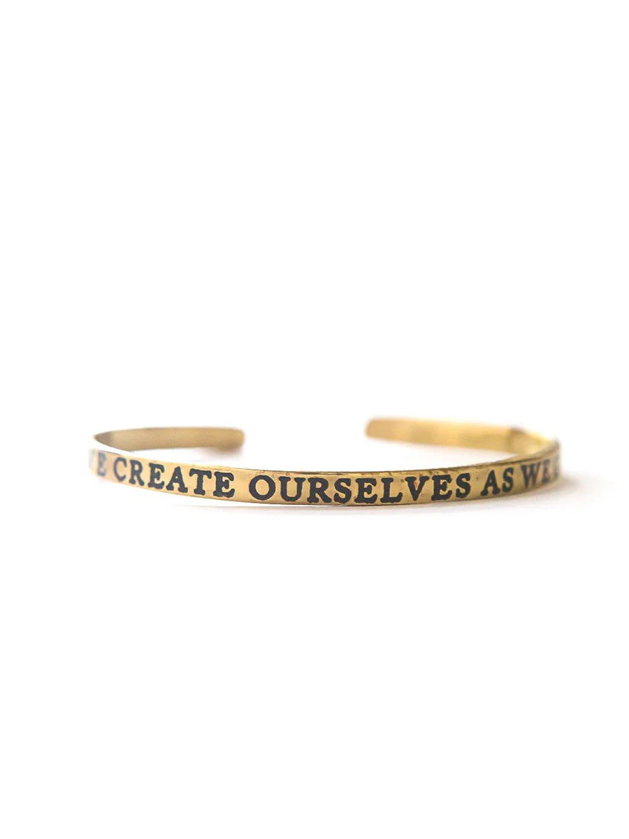 Create Yourself Quote Cuff - Image 4