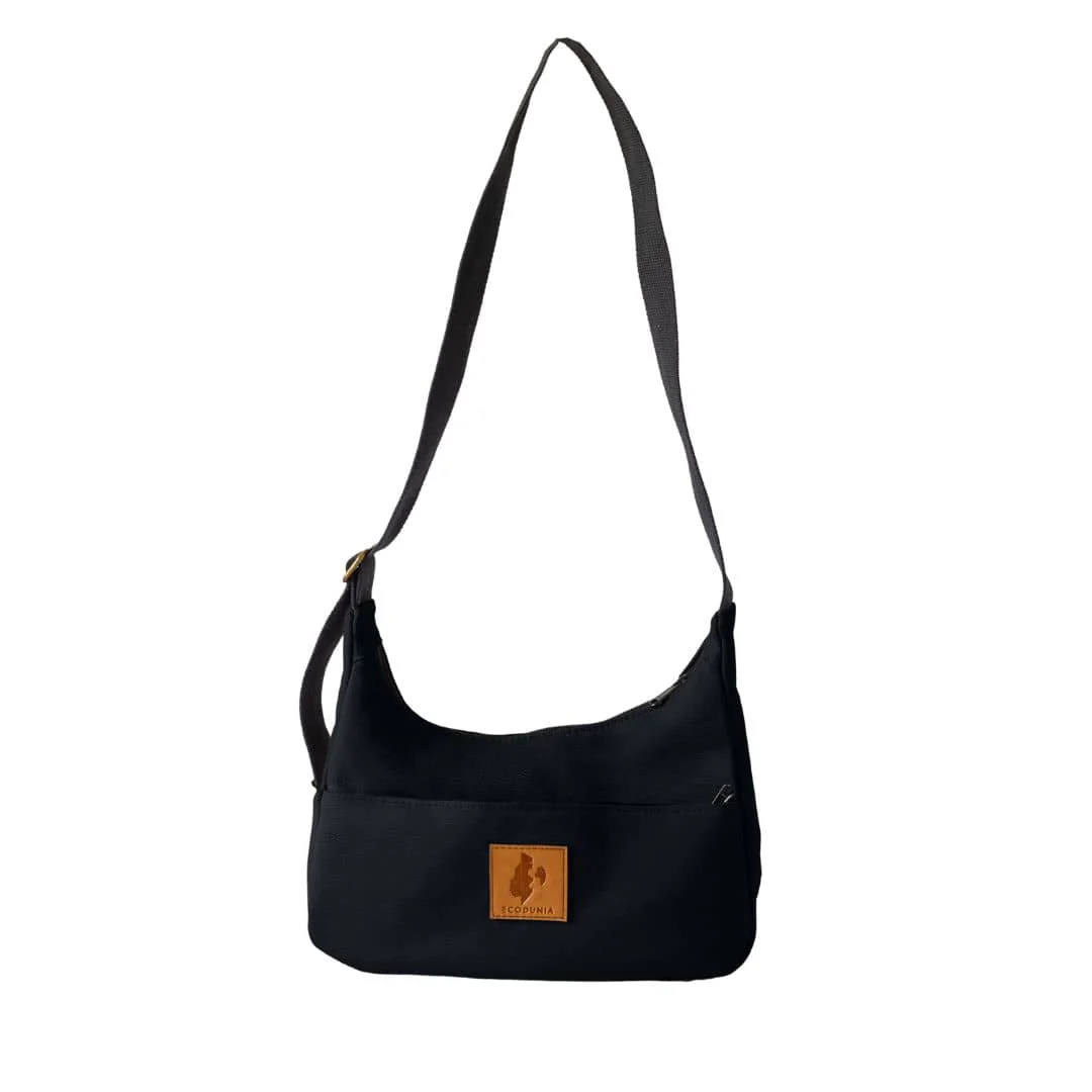 Crescent Canvas Crossbody Shoulder Bag for Women - Image 13