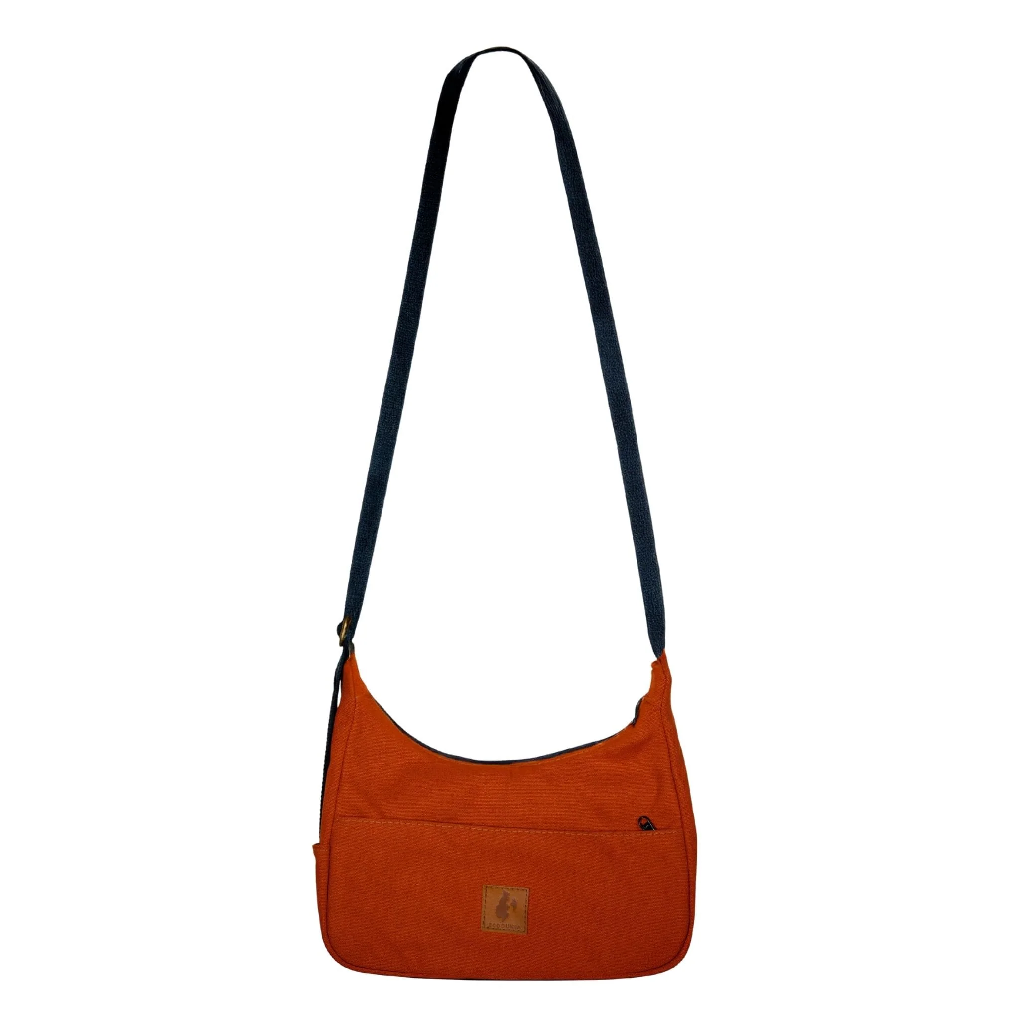 Crescent Canvas Crossbody Shoulder Bag for Women - Image 2