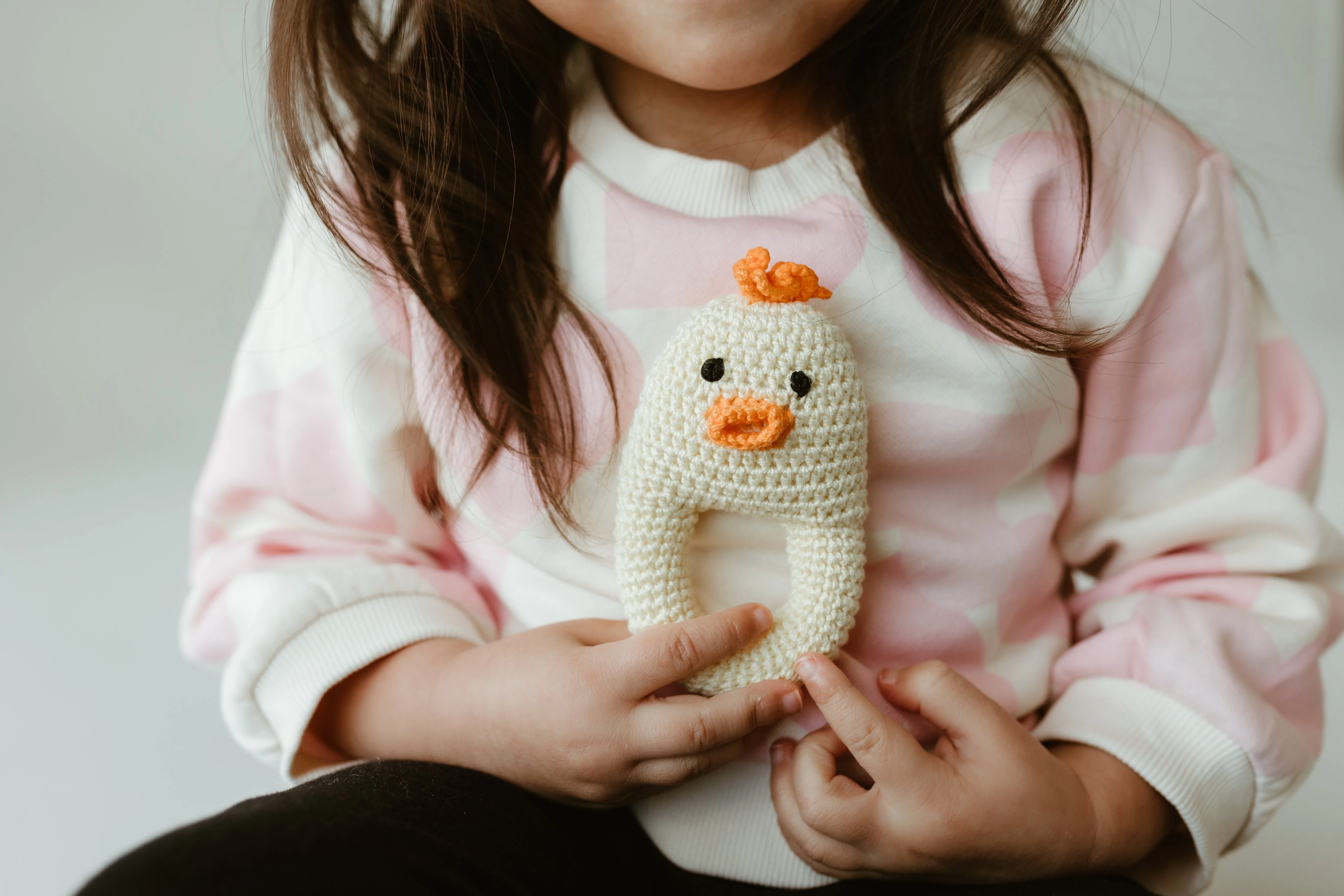 Crochet Duck Baby Toy - Image 2